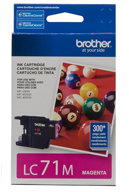 Cartouche d'encre magenta BROTHER LC-71