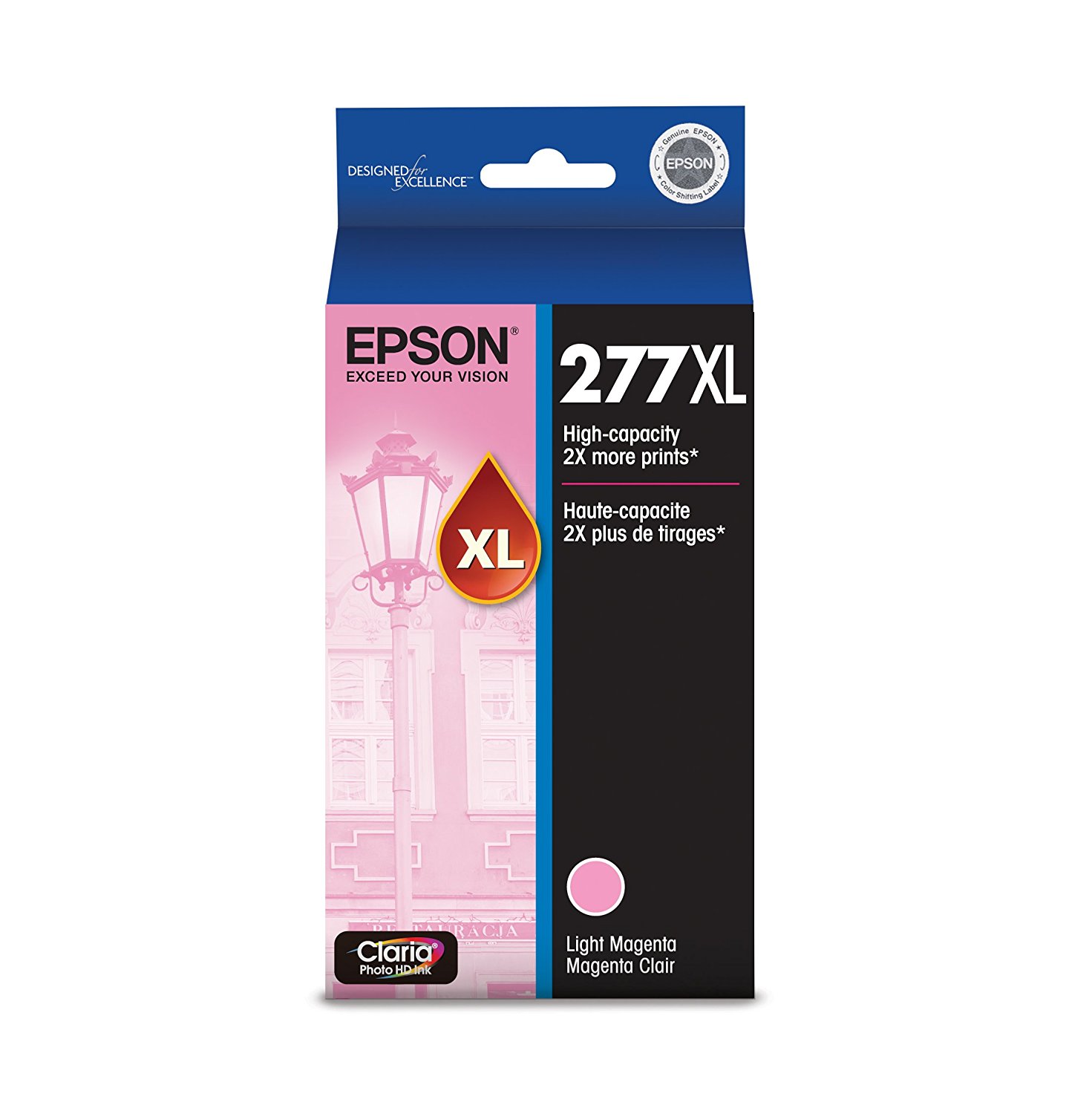 Epson 277XL High Capacity Light Magenta Ink Cartridge(T277XL620)