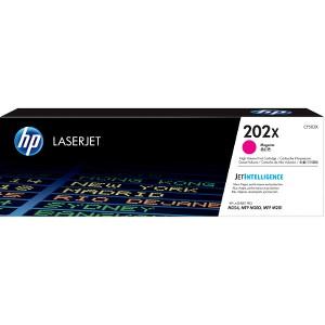 artouche de toner d^origine HP 202X - Magenta - Haut rendement - 2500 pages (CF503X
