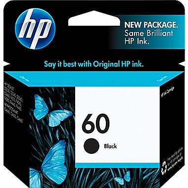 HP 60 Black Original Ink Cartridge