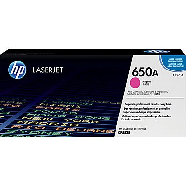 HP 650A (CE273A) Magenta Original LaserJet Toner Cartridge