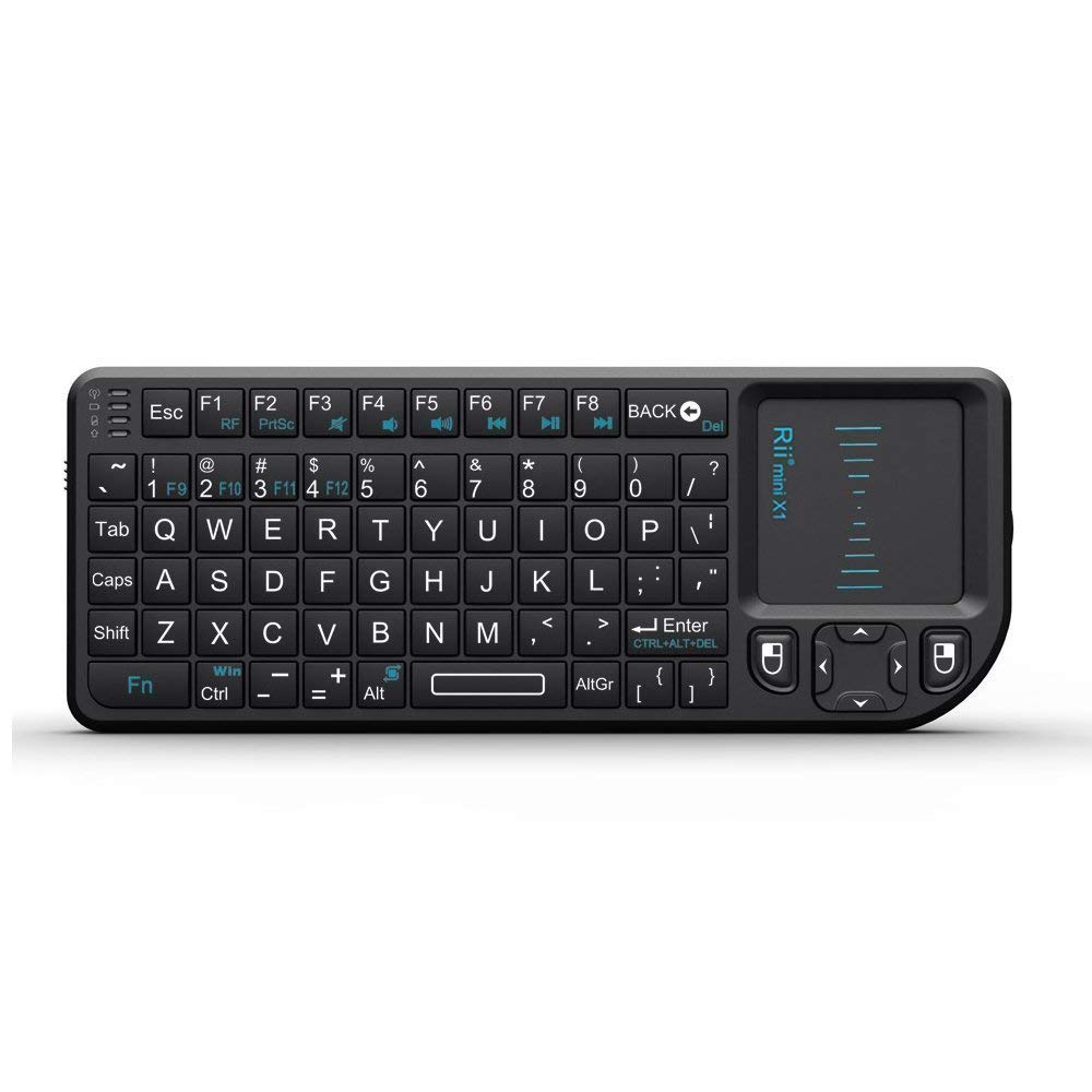 Rii Mini X1 Wireless Keyboard with Mouse Touchpad Remote Control