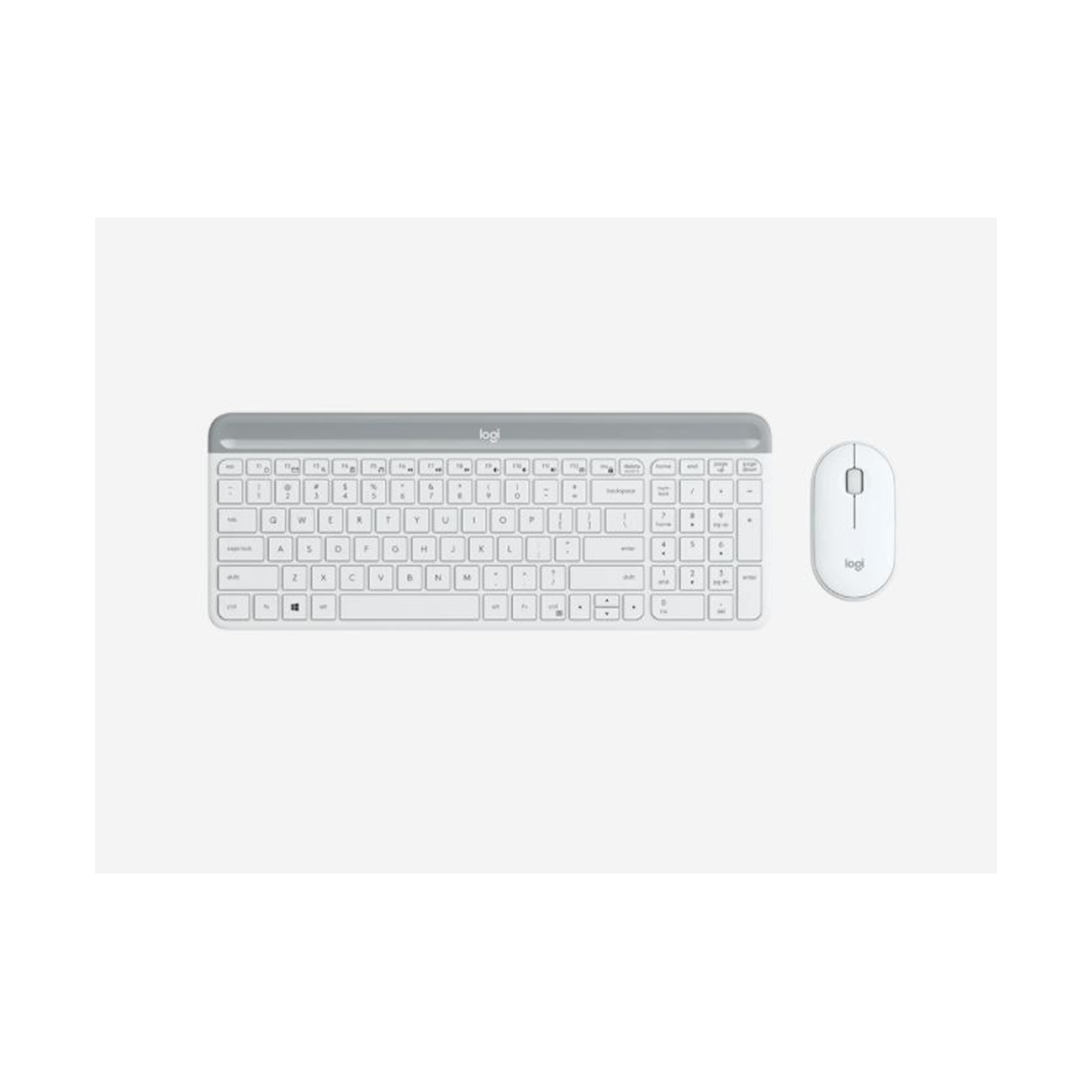 LOGITECH MK470 - Off-White Slim Wireless Keyboard and Mouse Combo(Open Box)