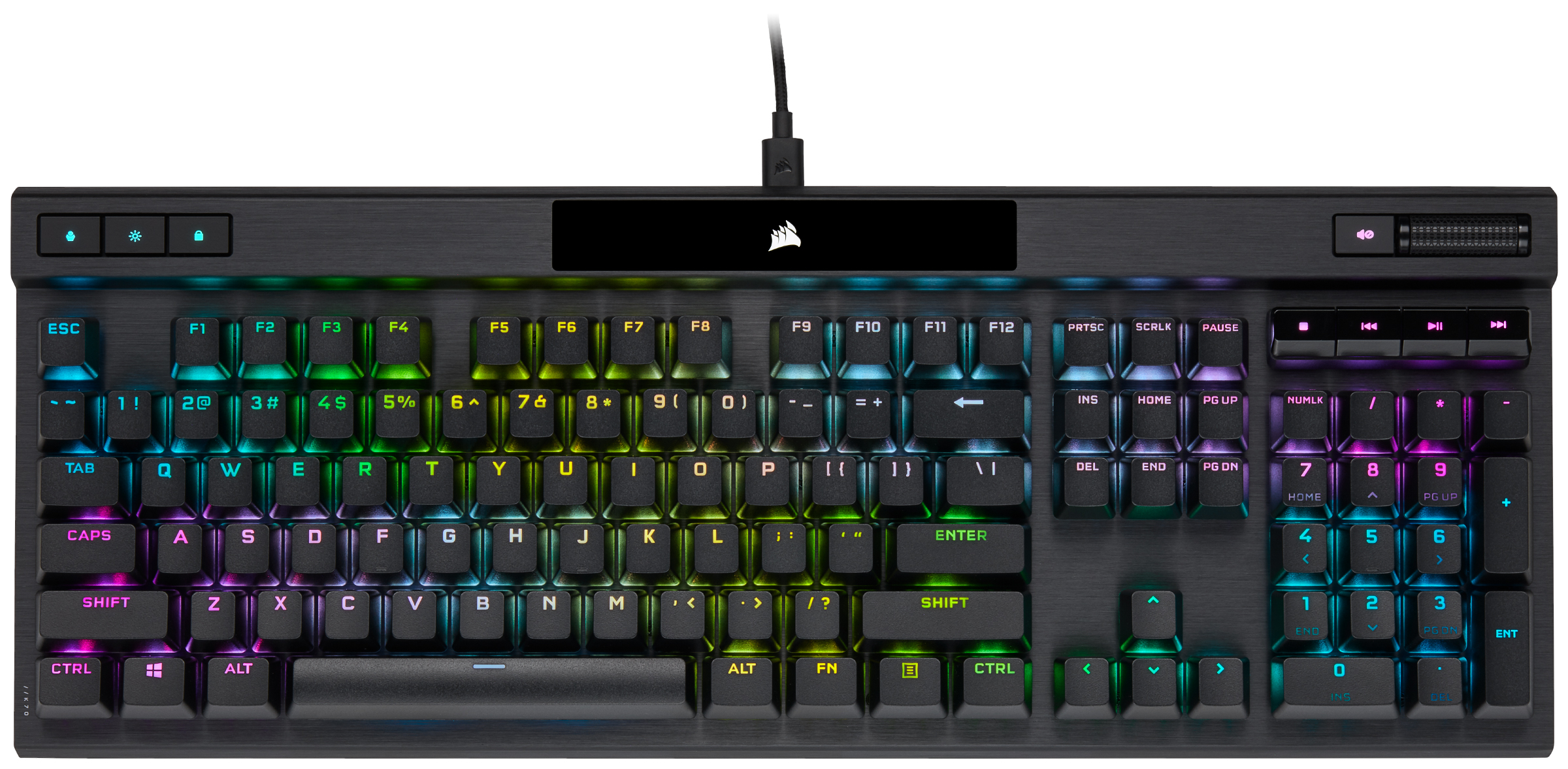 CORSAIR K70 PRO Full-Size (100%) Gaming Keyboard, Black -