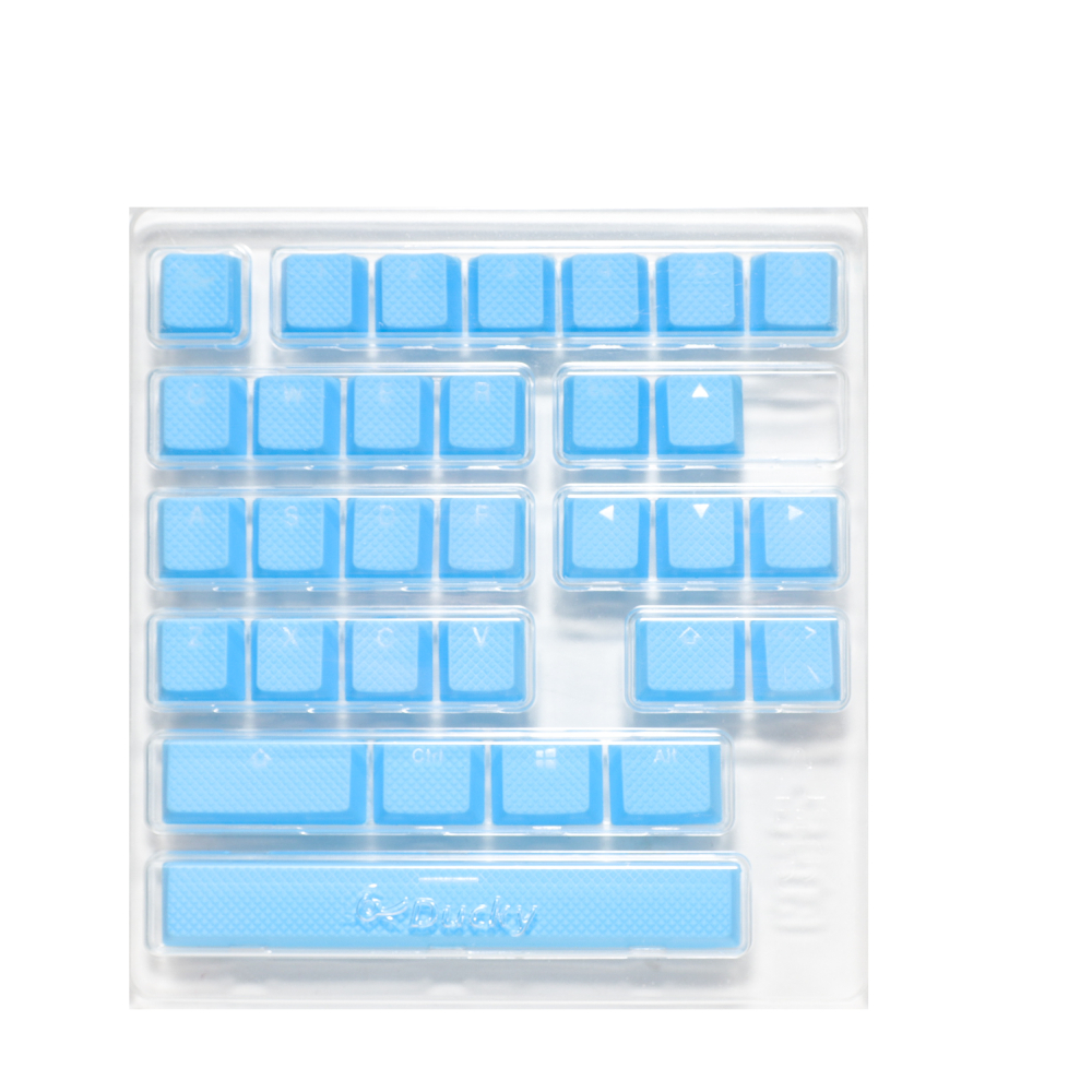 Ducky Rubber Gaming Keycap set - Blue - 31pcs