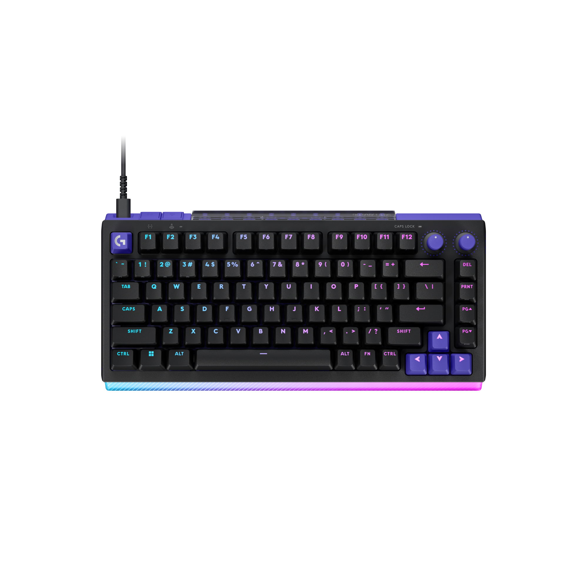 LOGITECH G512 X 75 75% Gaming Keyboard, Black, Tactile