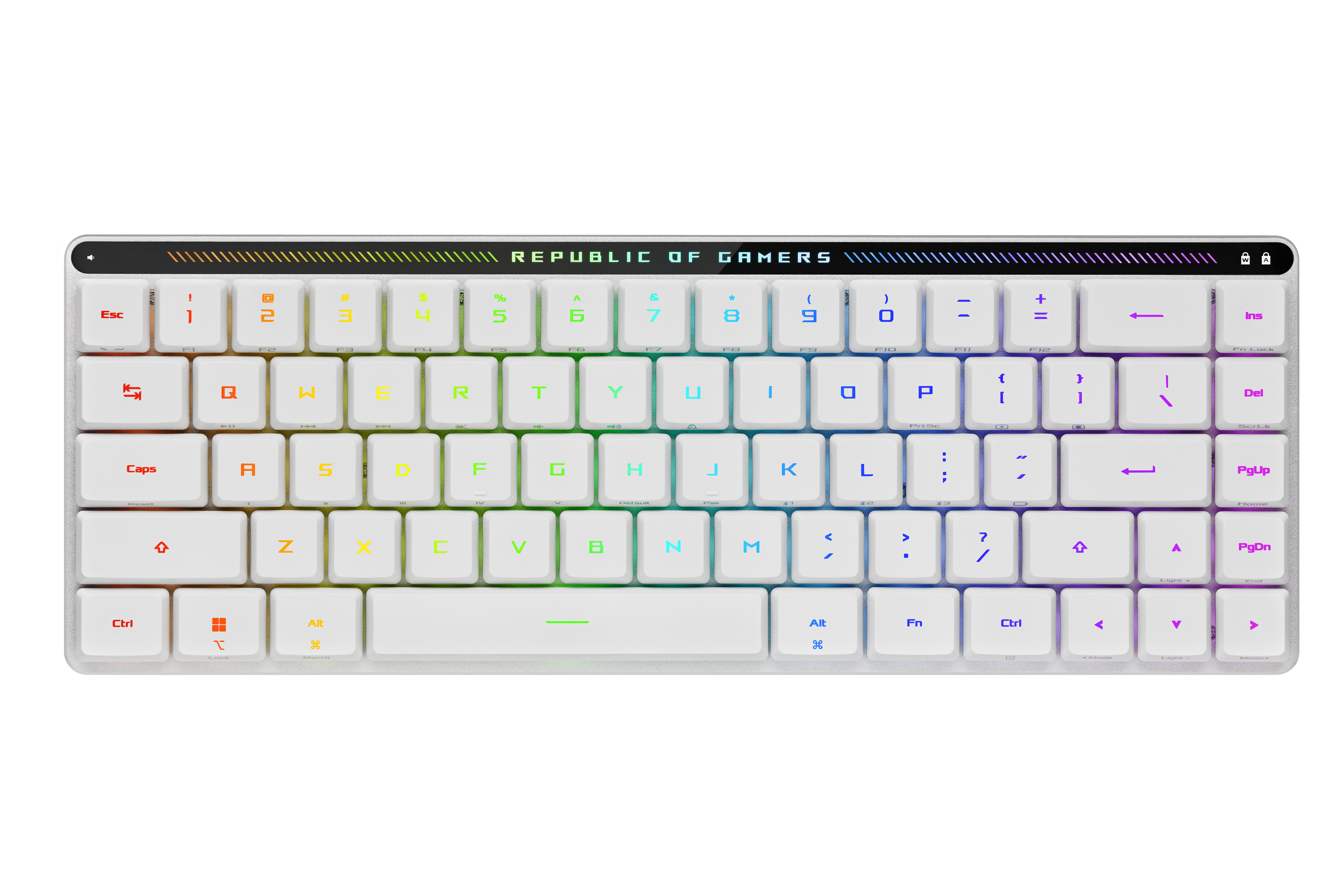 ASUS ROG Falchion RX Low Profile 65% compact wireless gaming keyboard