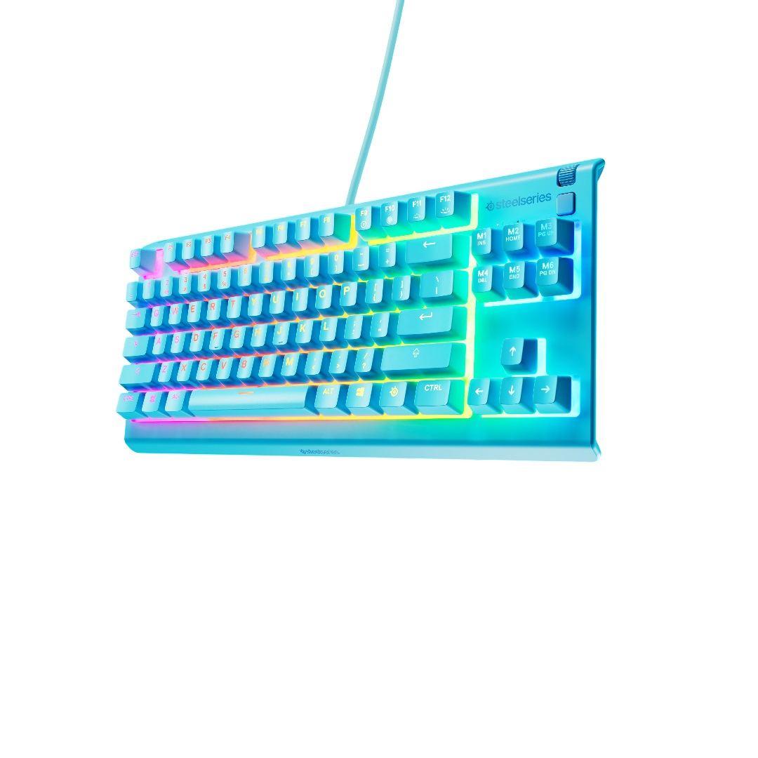 STEELSERIES Apex 3 TKL TKL (80%) Gaming Keyboard, Aqua