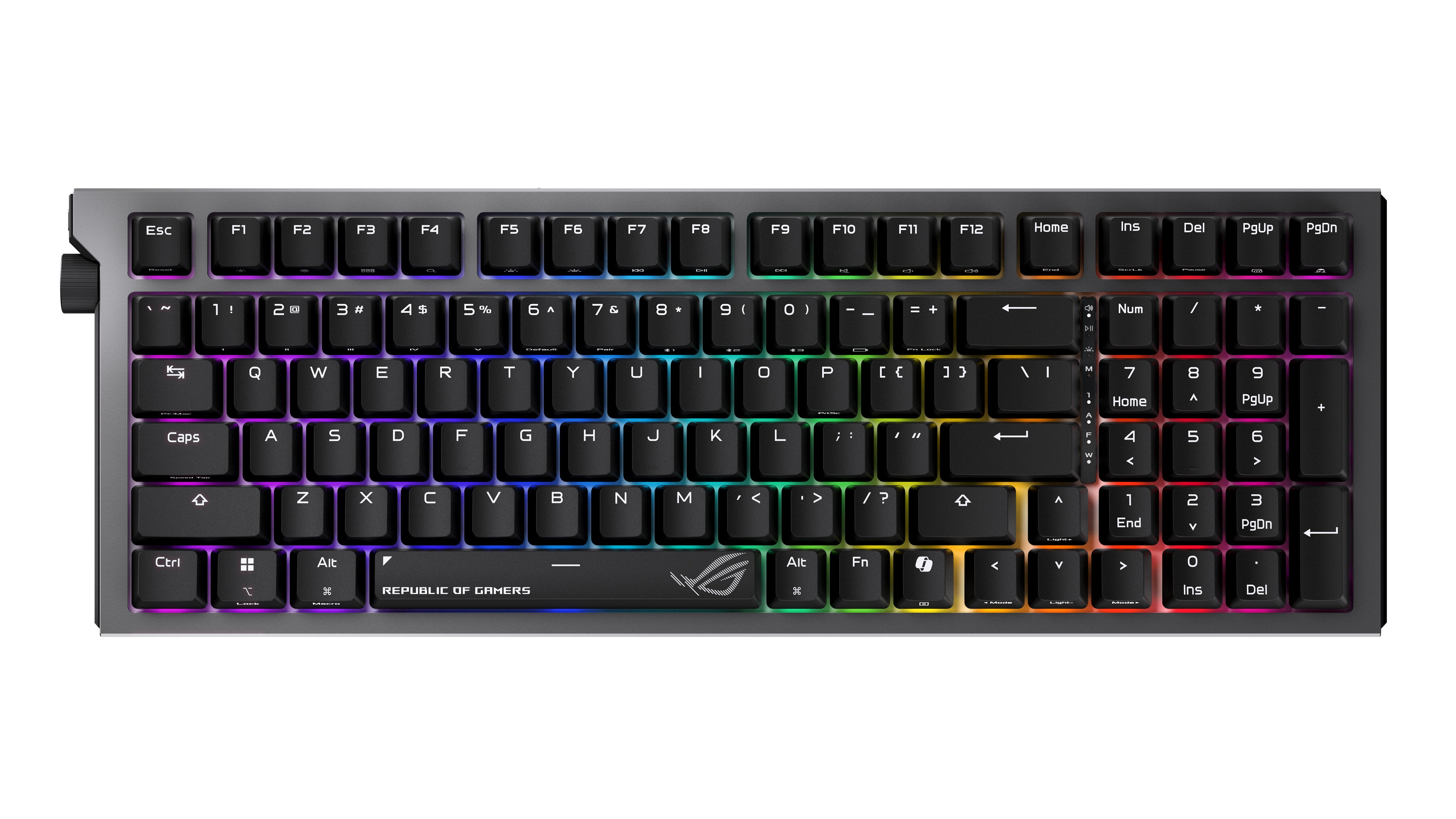 ASUS X903 ROG Strix Morph 96 96% Gaming Keyboard, Black