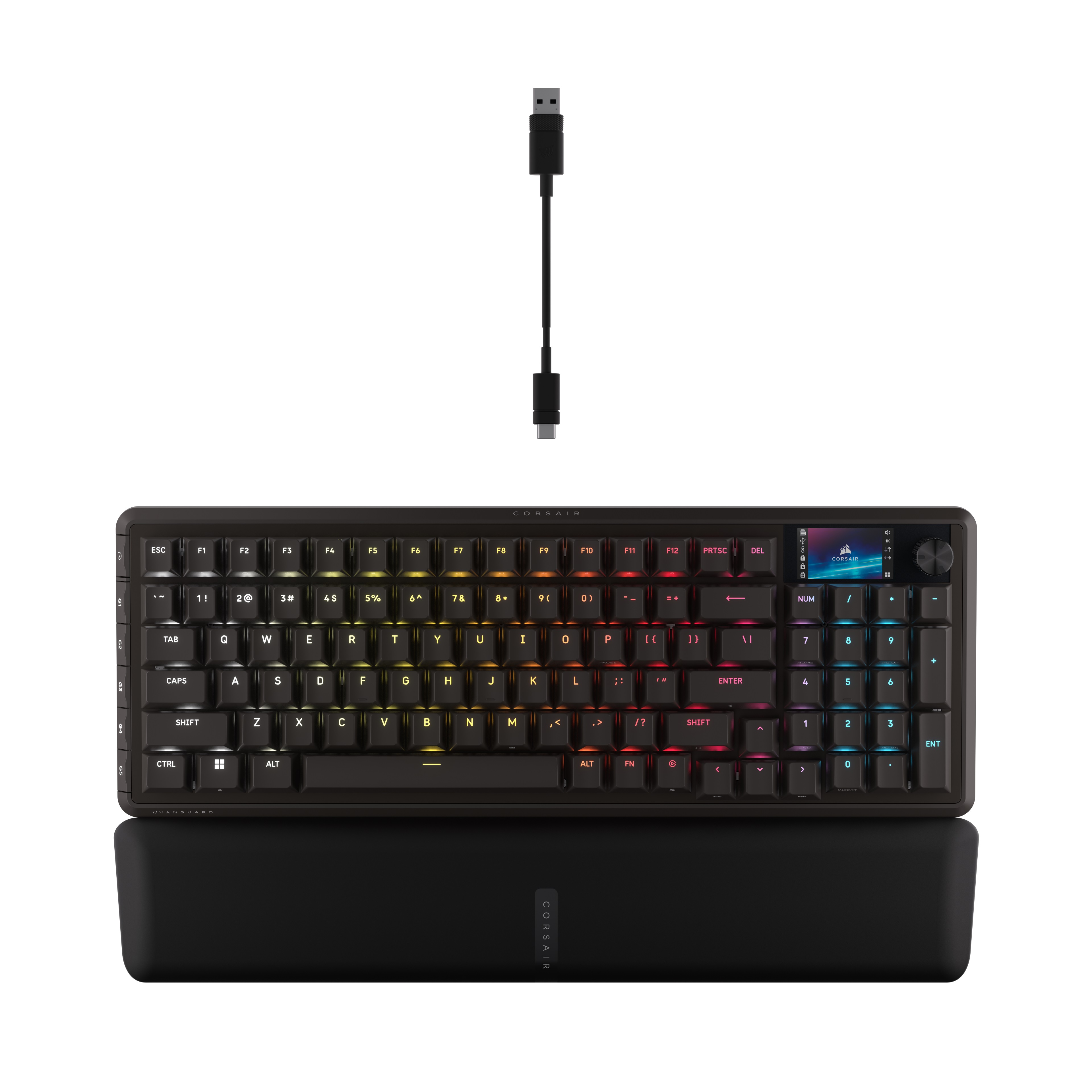 CORSAIR VANGUARD PRO 96% Gaming Keyboard, Black - US ANSI Layout