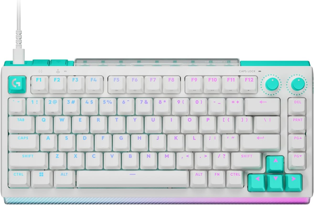 LOGITECH G512 X 75 75% Gaming Keyboard, White