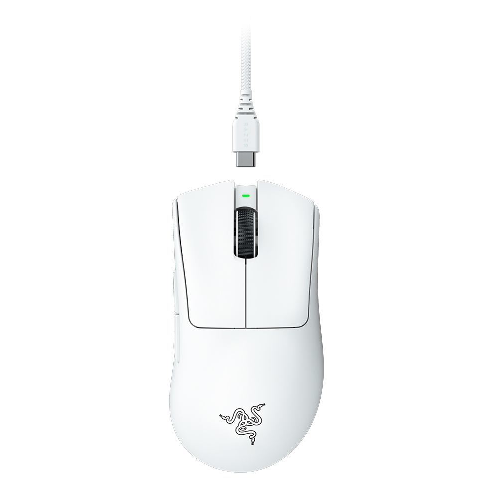 RAZER DeathAdder V3 Pro Gaming Mouse - white (RZ01-04630200-R3U1)(Open Box)