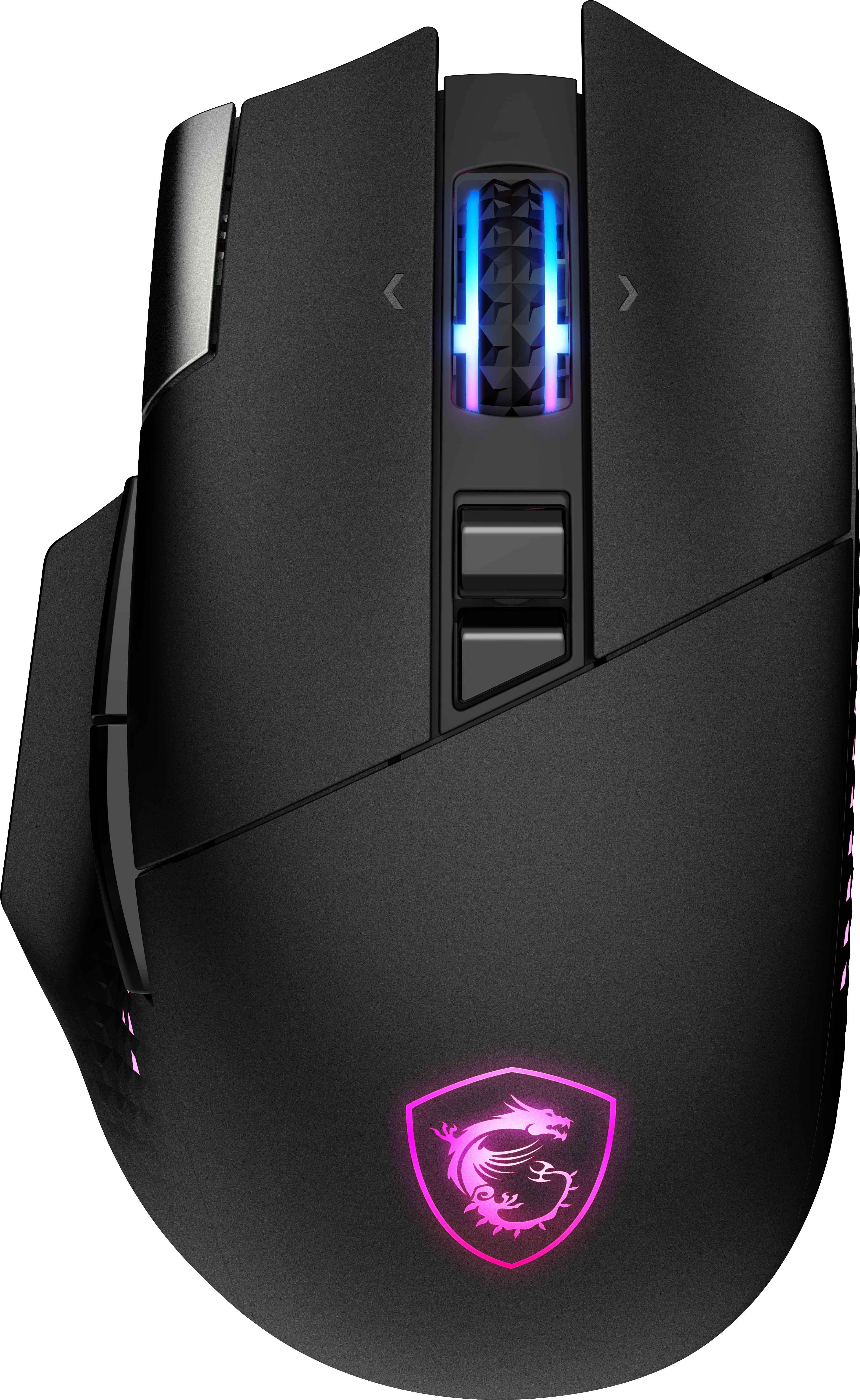MSI VERSA PRO WIRELESS Gaming Mouse - Black, 15 Buttons with 13 Programmable Buttons via MSI Center, 26000 DPI (VERSA PRO W)