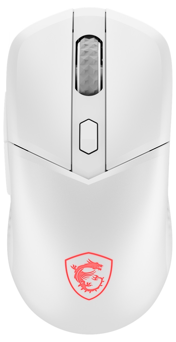 MSI VERSA 300 W White Gaming Mouse- 8000 DPI Optical Sensor, 1000 Hz Polling Rate, Symmetrical, 30M+ Click Kailh Micro Switches