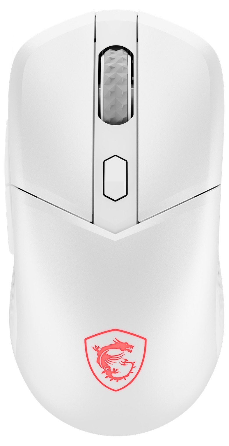 MSI VERSA 300 ELITE WIRELESS WHITE Right-handed Gaming Mouse - White, 6 Buttons, 26000 DPI (VERSA 300 ELITE W WHITE)(Open Box)