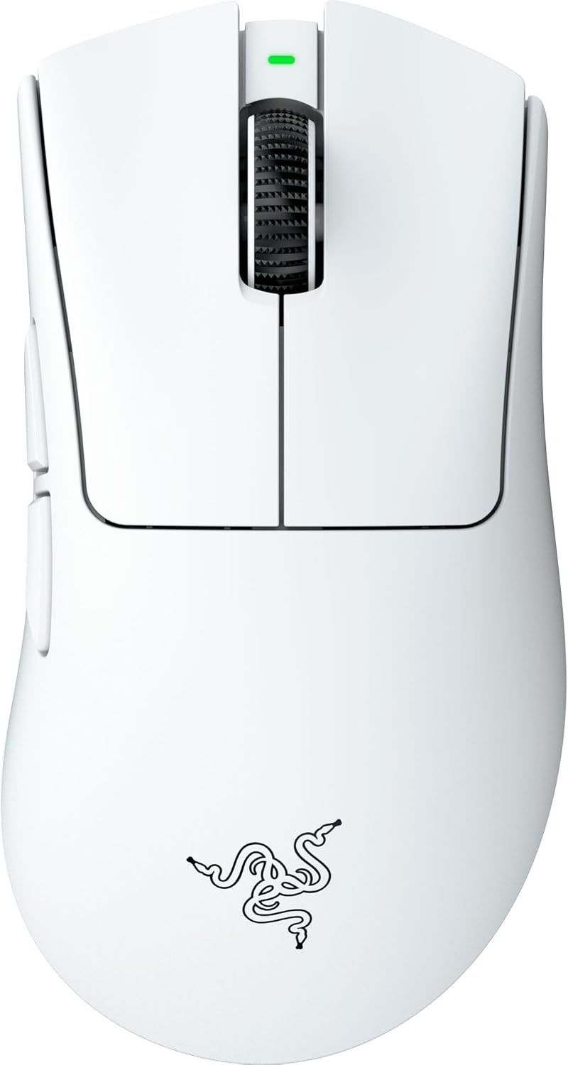 RAZER DeathAdder V4 Pro Wireless Gaming Mouse - White