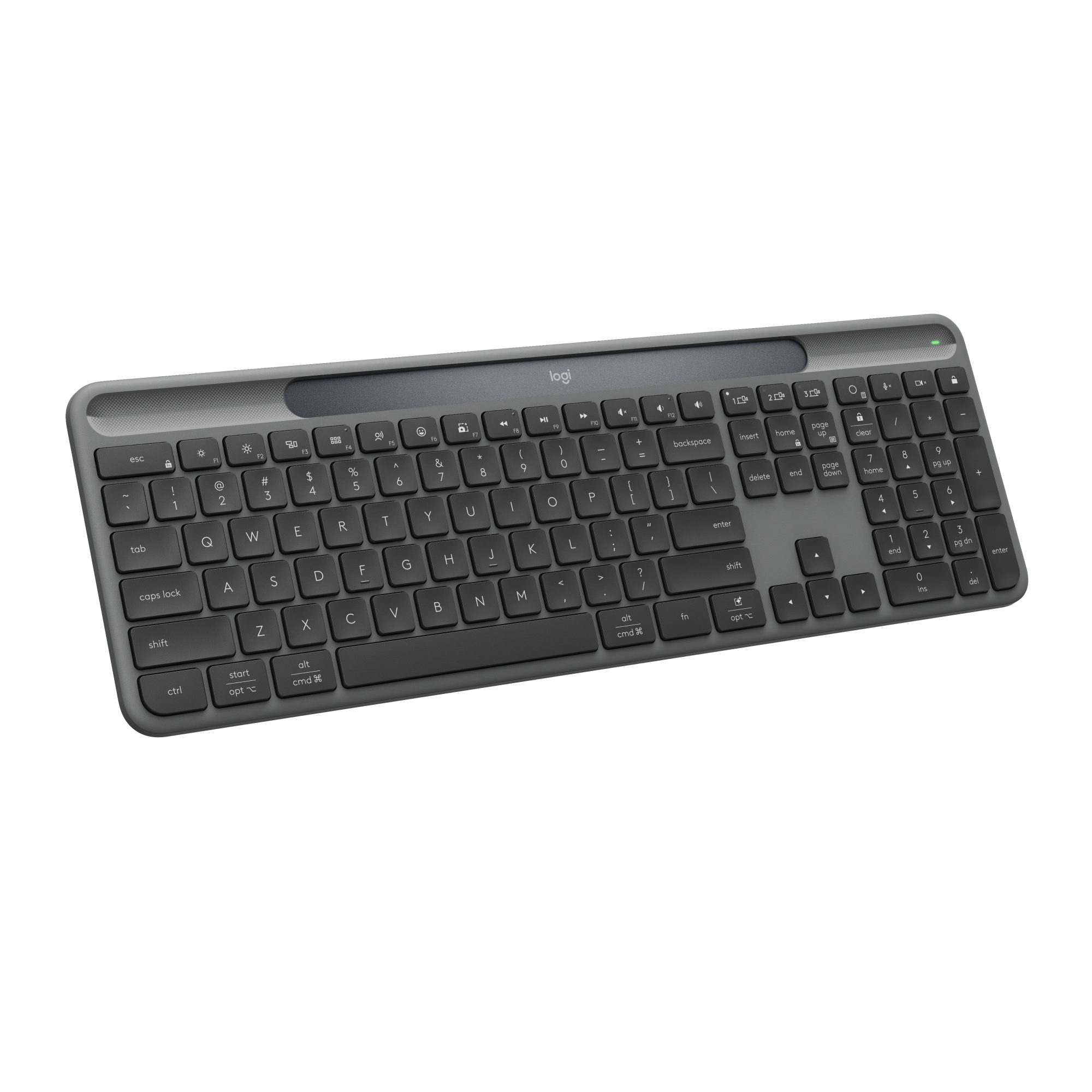 LOGITECH Full Size Productivity Keyboard, GRAPHITE