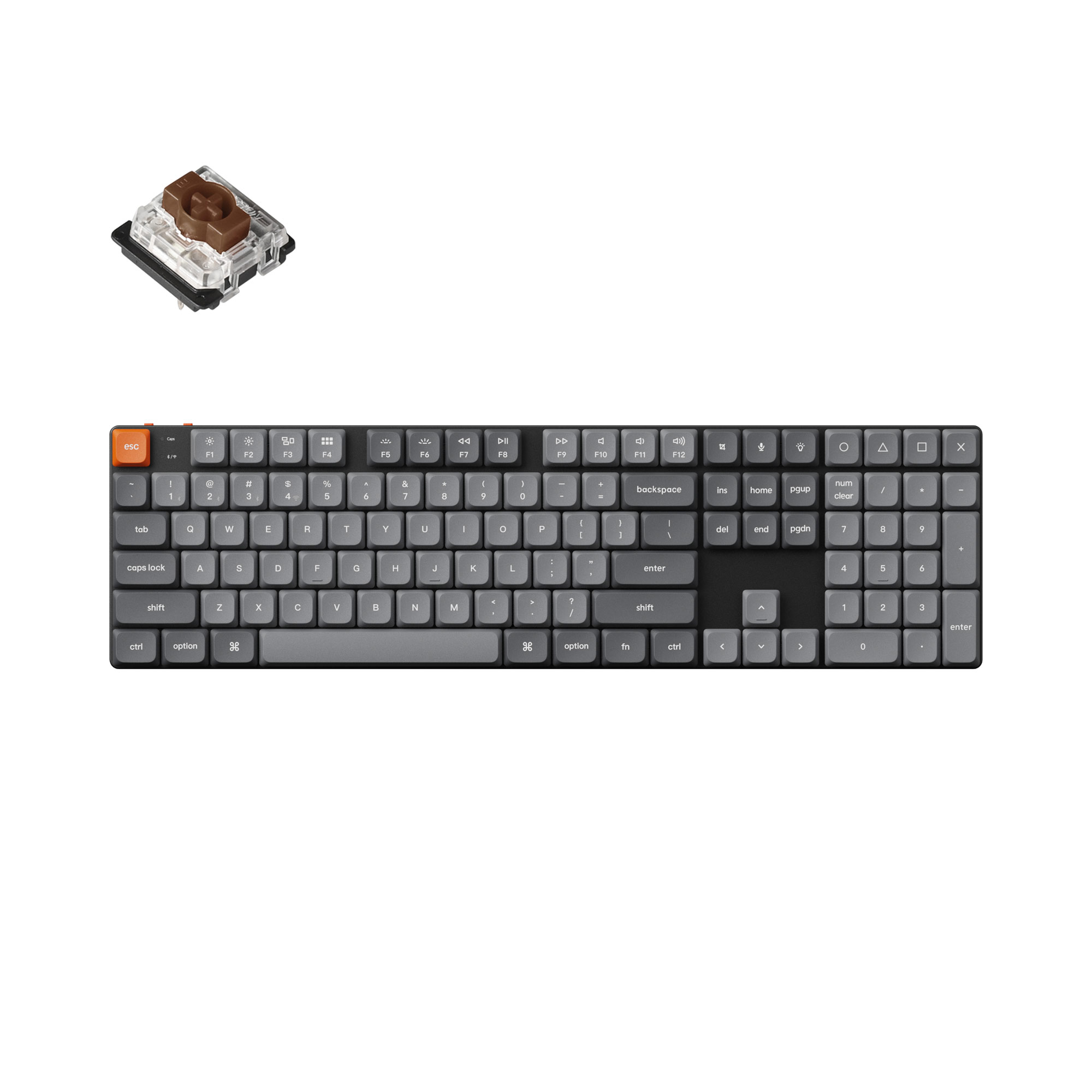 Keychron K5 Max Full Size Productivity Keyboard, Black