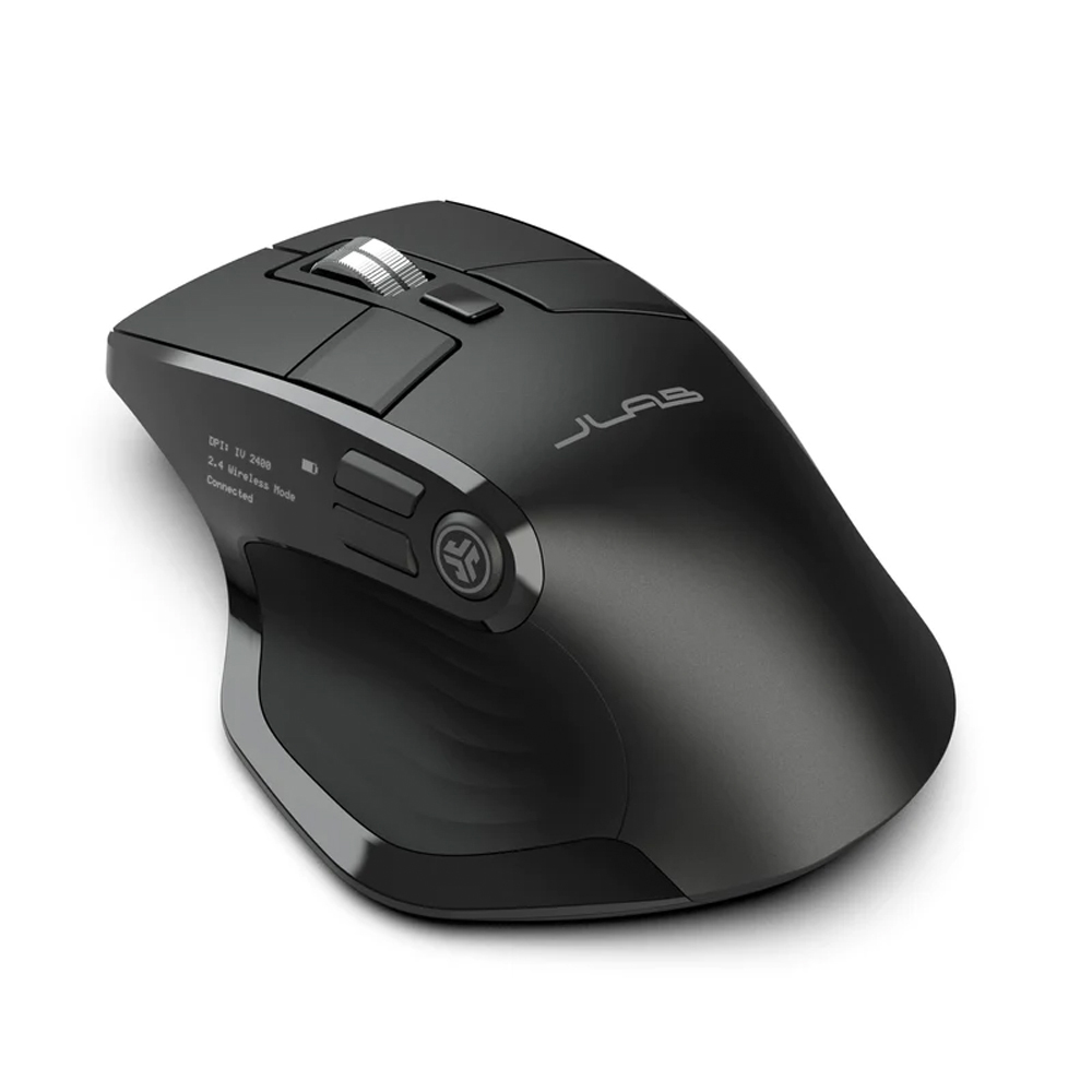 JLab Audio Right-handed Ergonomic Mice - Black ()(Open Box)