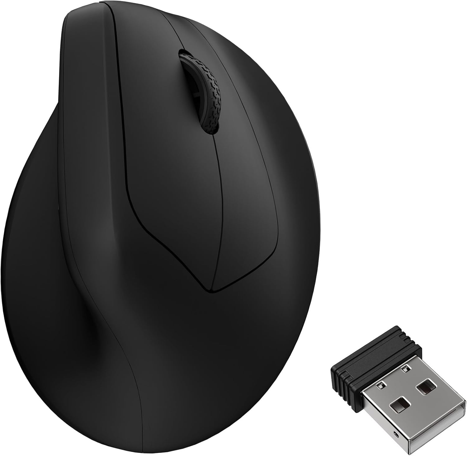 Keychron M5 Right-handed Ergonomic Mouse - Black (M5-A29)
