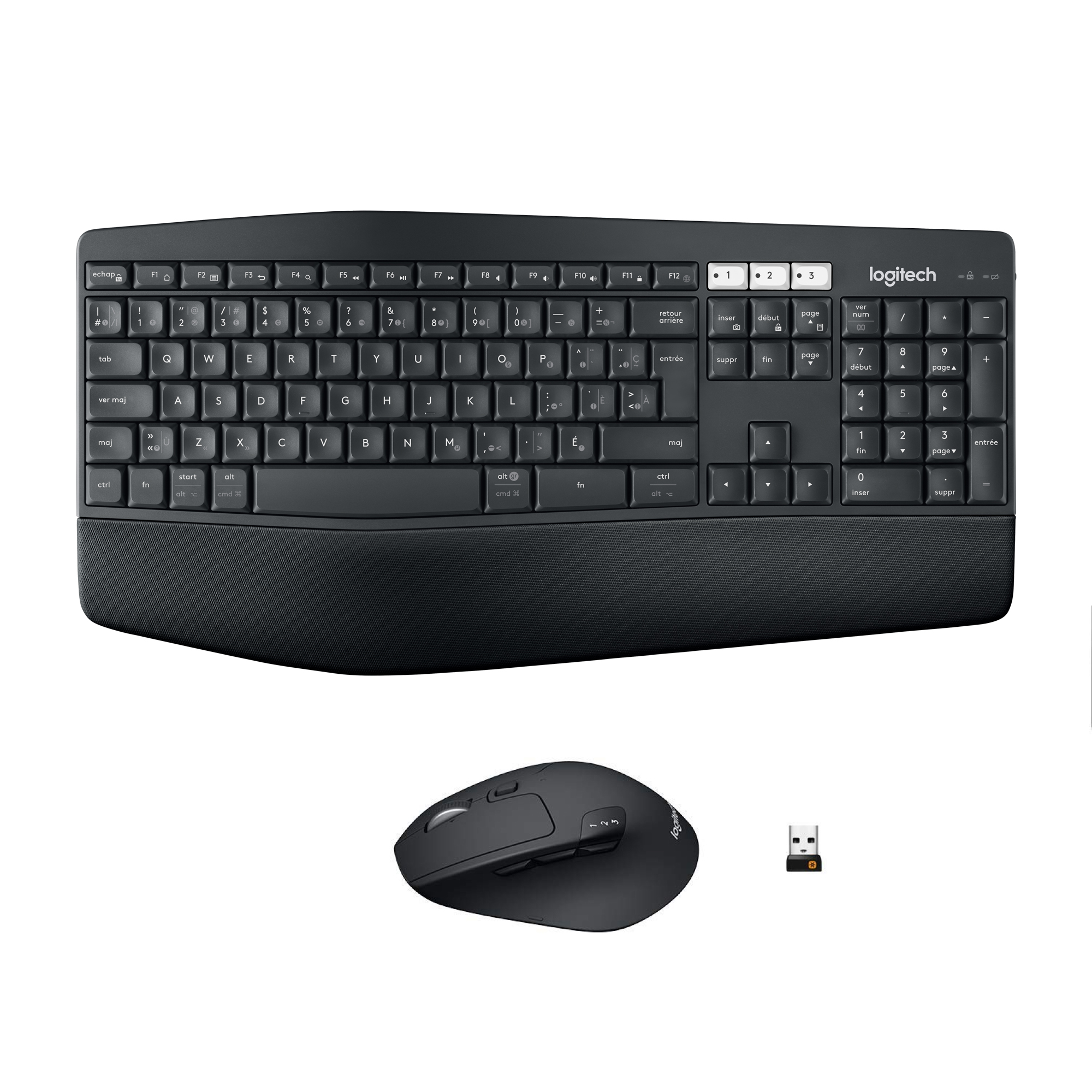 LOGITECH MK850 Performance Wireless Keyboard & Mouse Combo, French