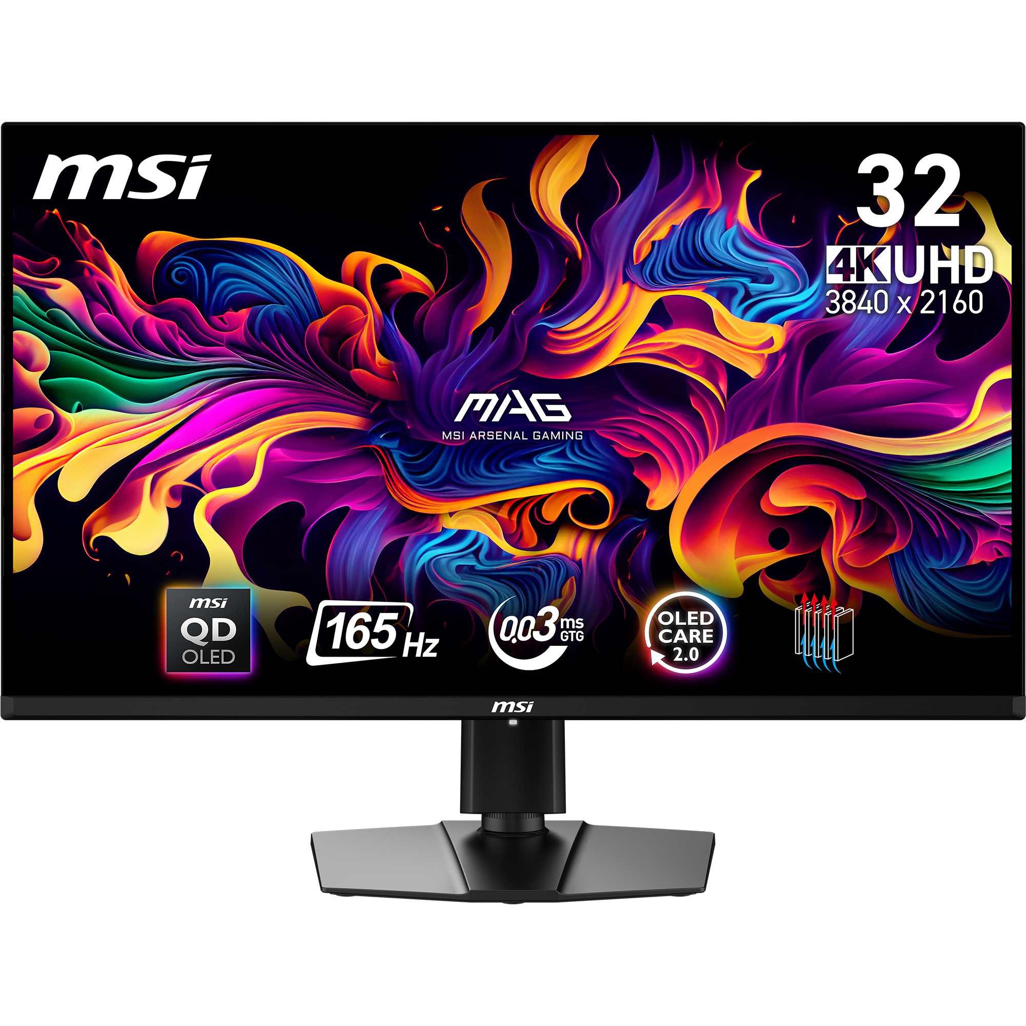MSI MAG 321UP QD-OLED 32" 16:9 UHD, 165Hz 0.03ms Monitor(Open Box)