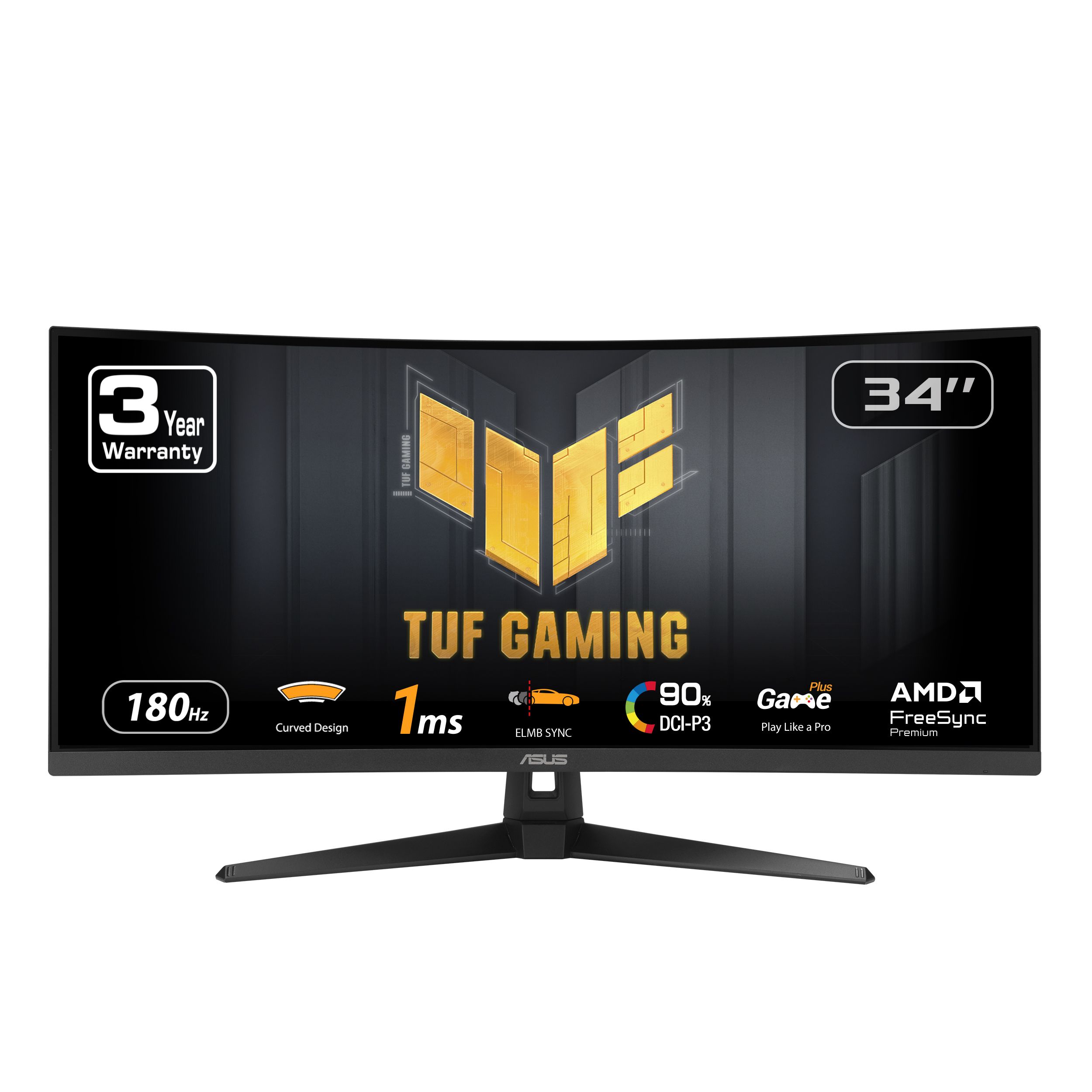 ASUS TUF Gaming 34" WQHD Curved VA 180Hz 1ms (MPRT) Gaming Monitor(Open Box)