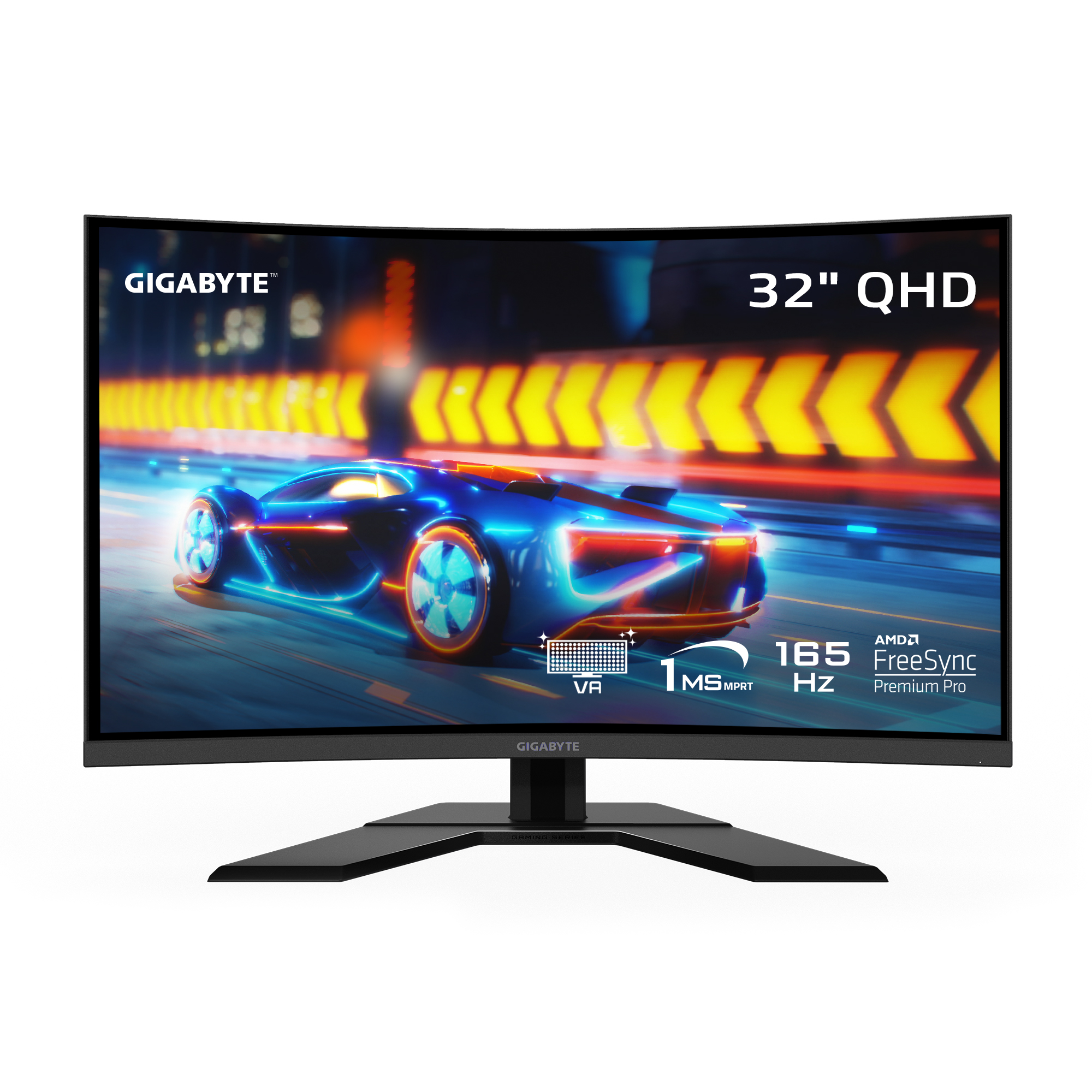 GIGABYTE G32QC A-SA - Moniteur de jeu VA incurvé de 32 po