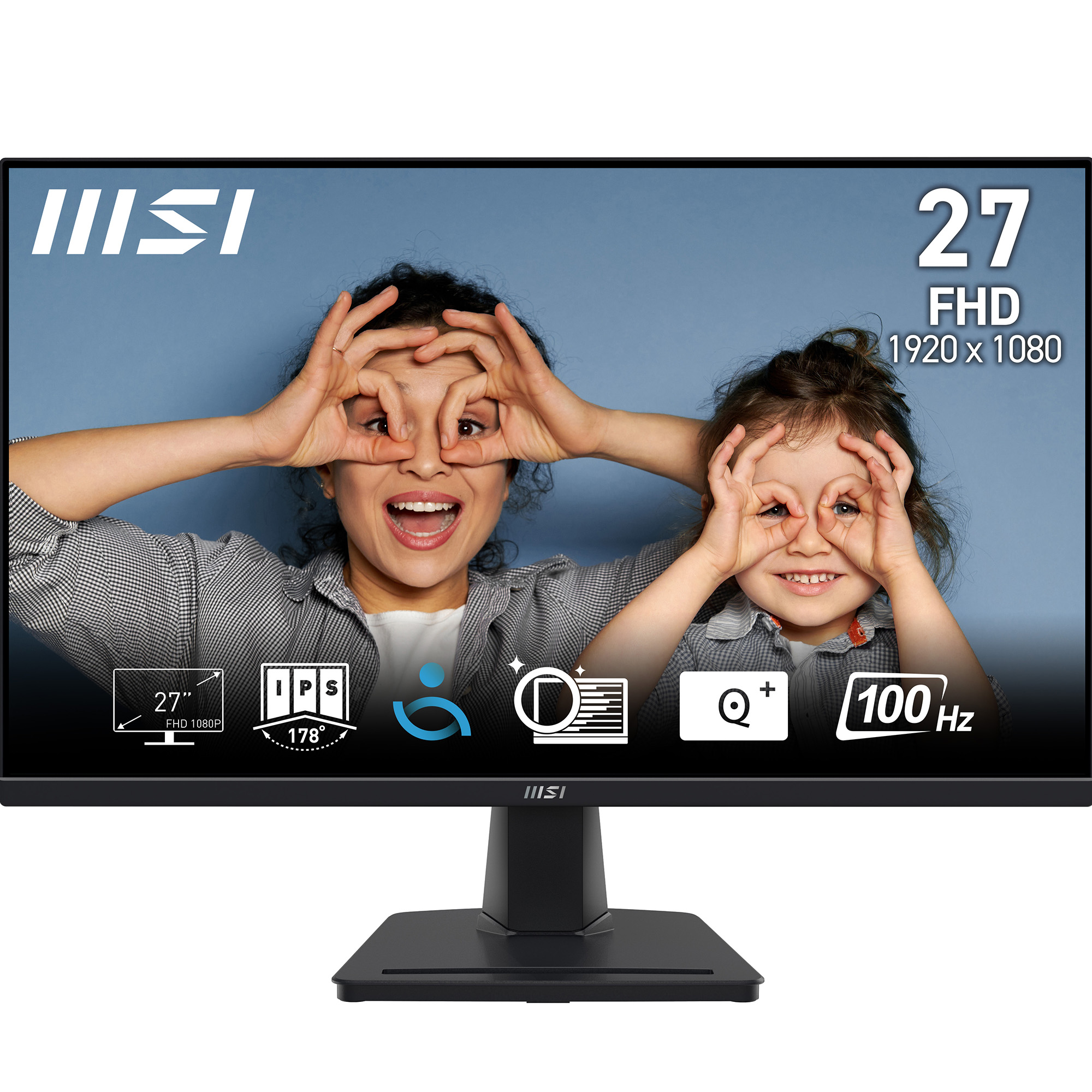 MSI PRO MP275 27" FHD 1920x1080 IPS 100Hz 1ms (MPRT) Office Monitor(Open Box)