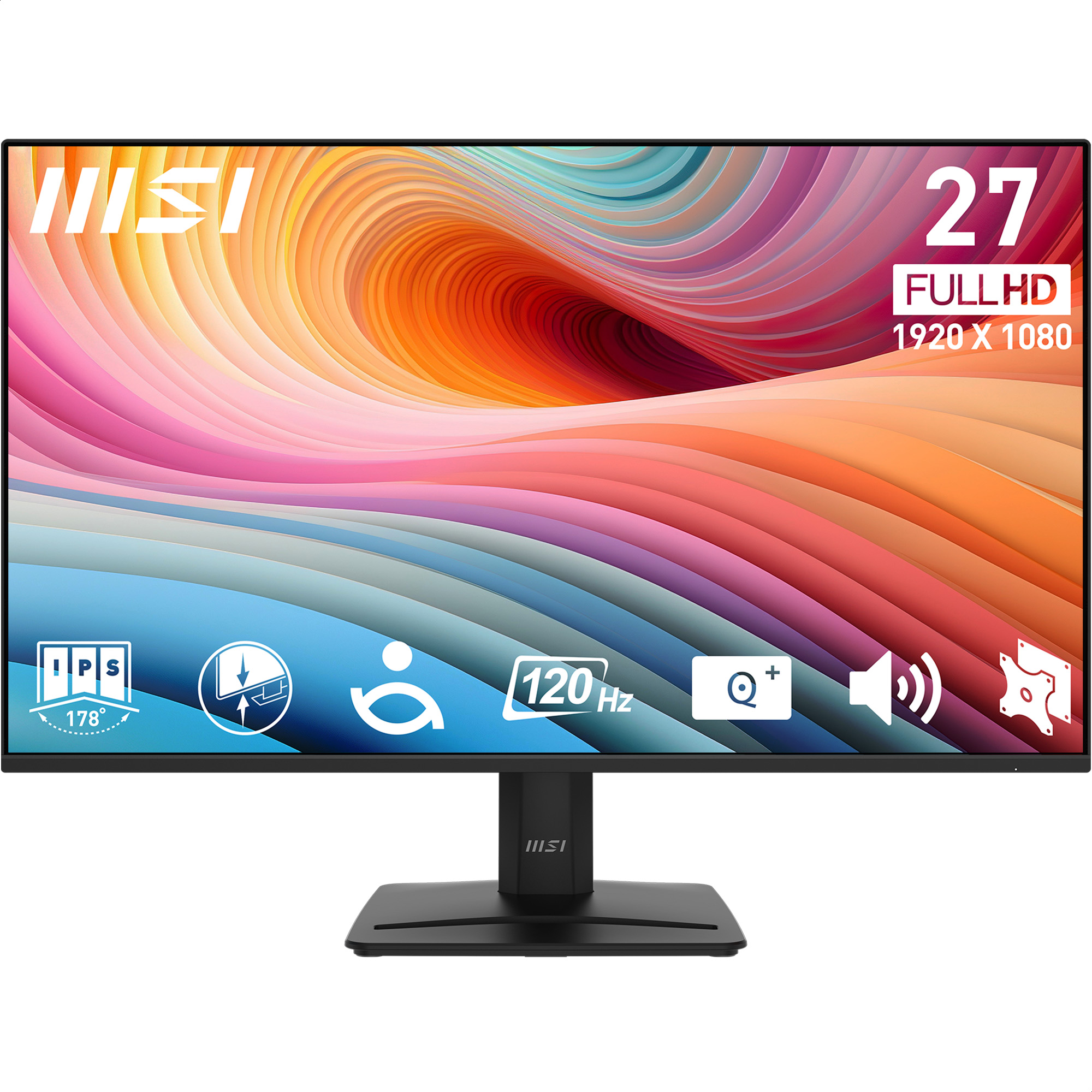 MSI PRO MP275 E2 27" FHD 1920x1080 IPS 120Hz 1ms(MPRT) Office Monitor