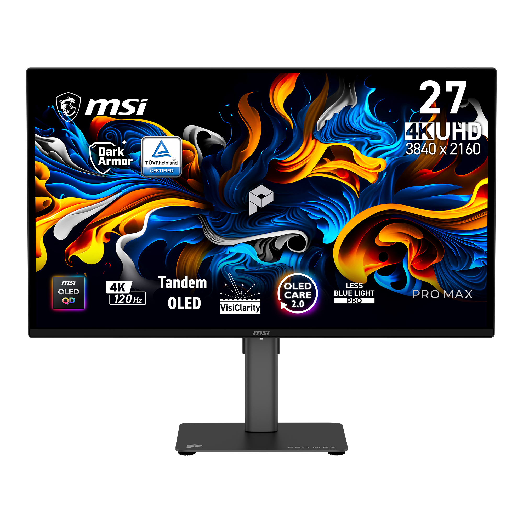 MSI PRO MAX 26.5 po 3840 x 2160 UHD QD-OLED 120Hz Moniteur