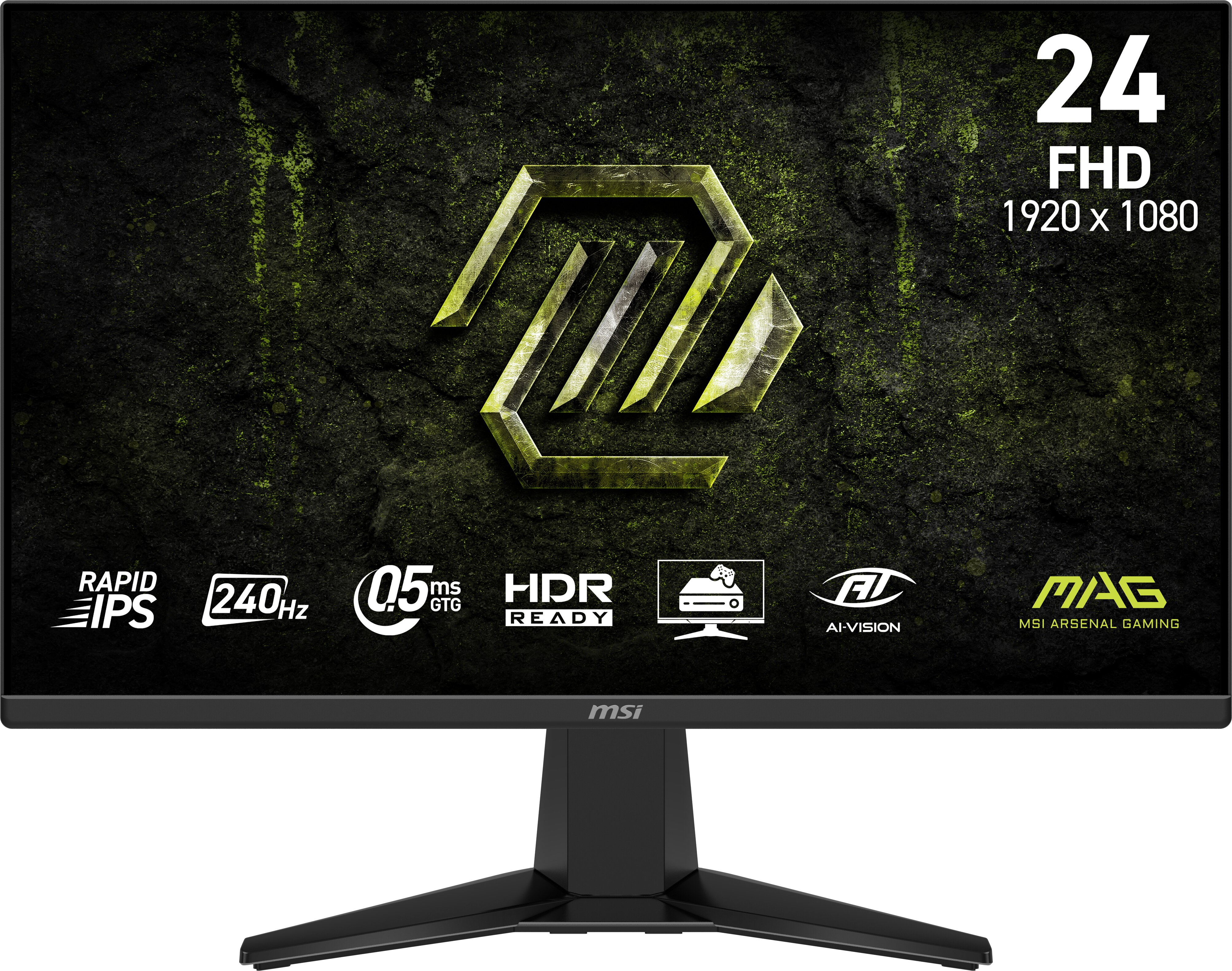 Moniteur de jeu MSI MAG 245F X24 24" FHD Rapid IPS 240 Hz 0,5 ms