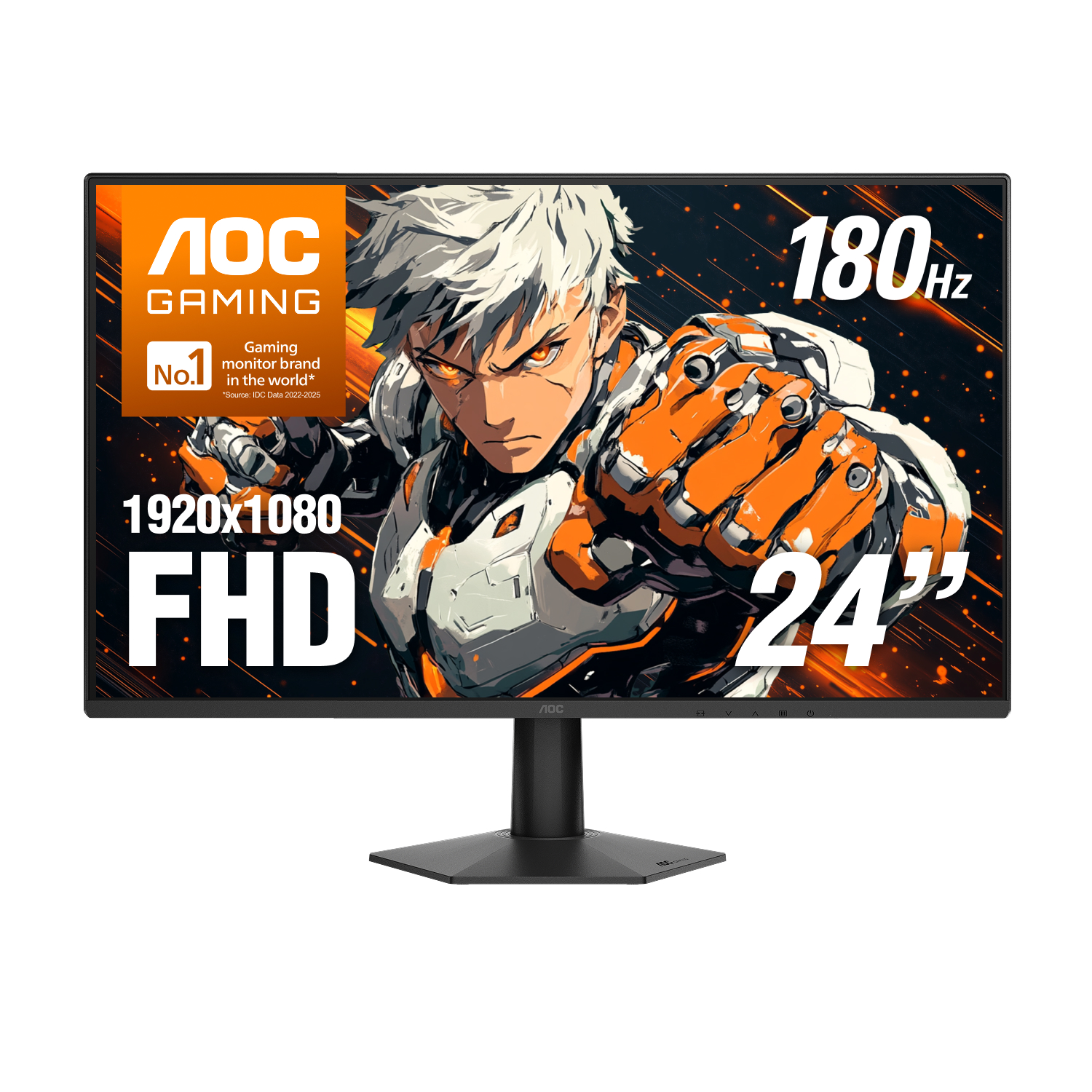 AOC 23.8 po 1920 x 1080 FHD IPS 180Hz de jeu Moniteur