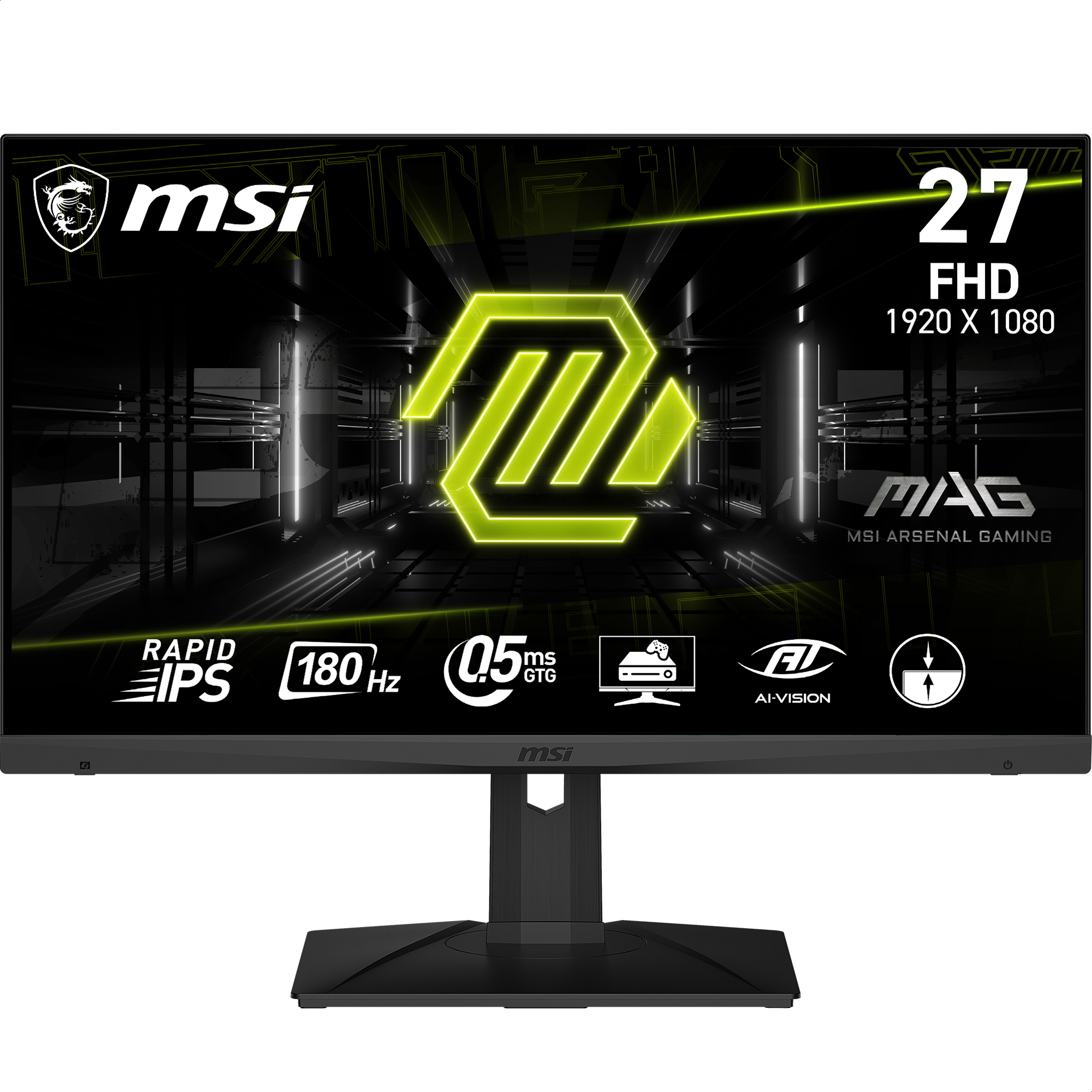 MSI MAG 275F 27" FHD 1920x1080 Rapid IPS 180Hz 0.5ms  Gaming Monitor(Open Box)