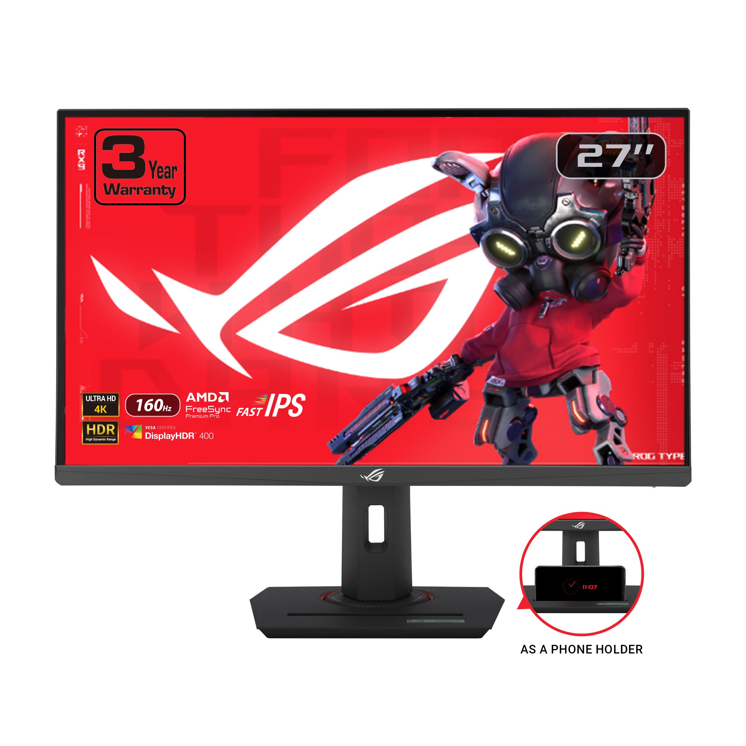 ASUS ROG Strix 27" 4K Fast IPS 160Hz 1ms (GTG) Moniteur de jeu