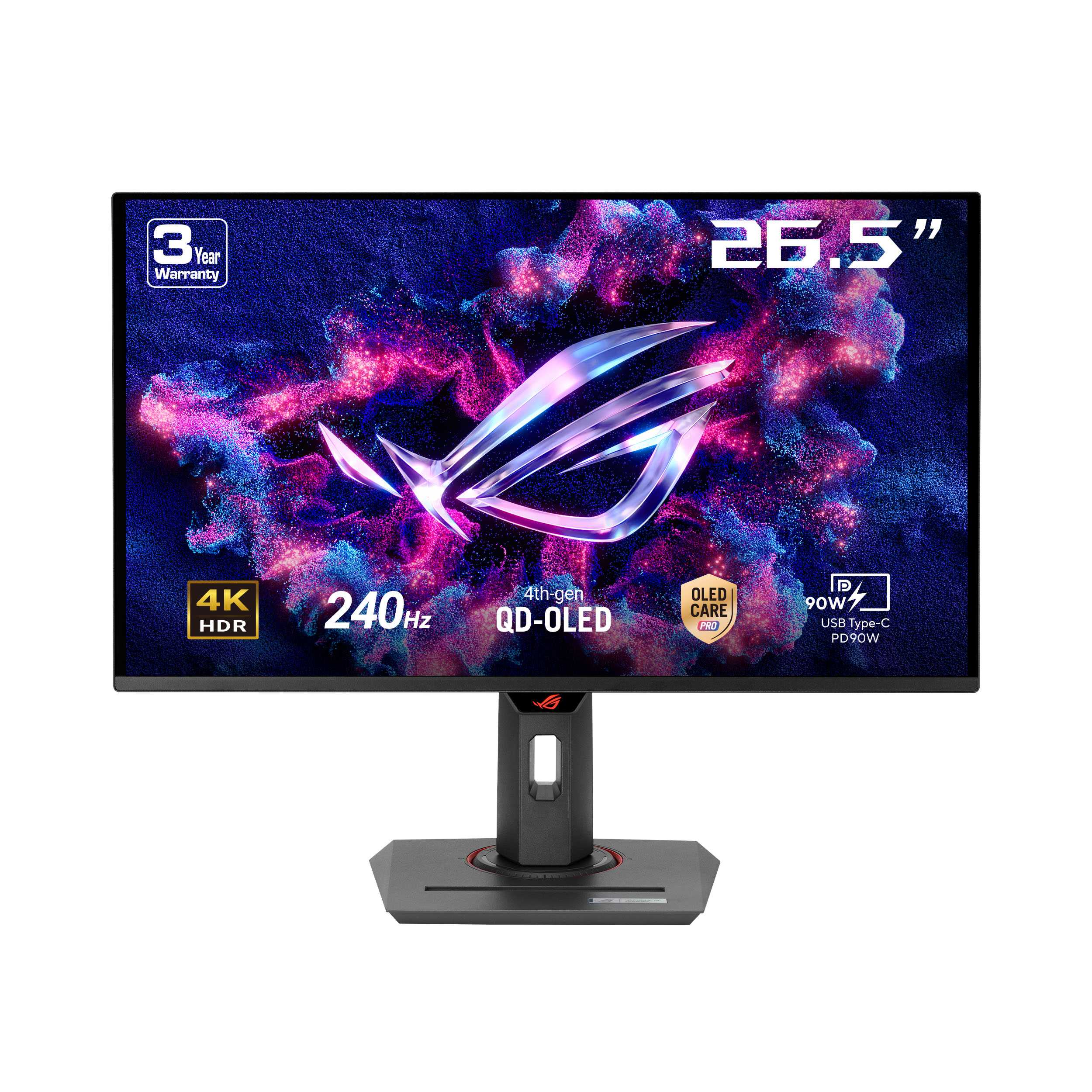 ASUS ROG Strix  26.5" 4K 3840x2160 240Hz 0.03ms OLED Gaming Monitor