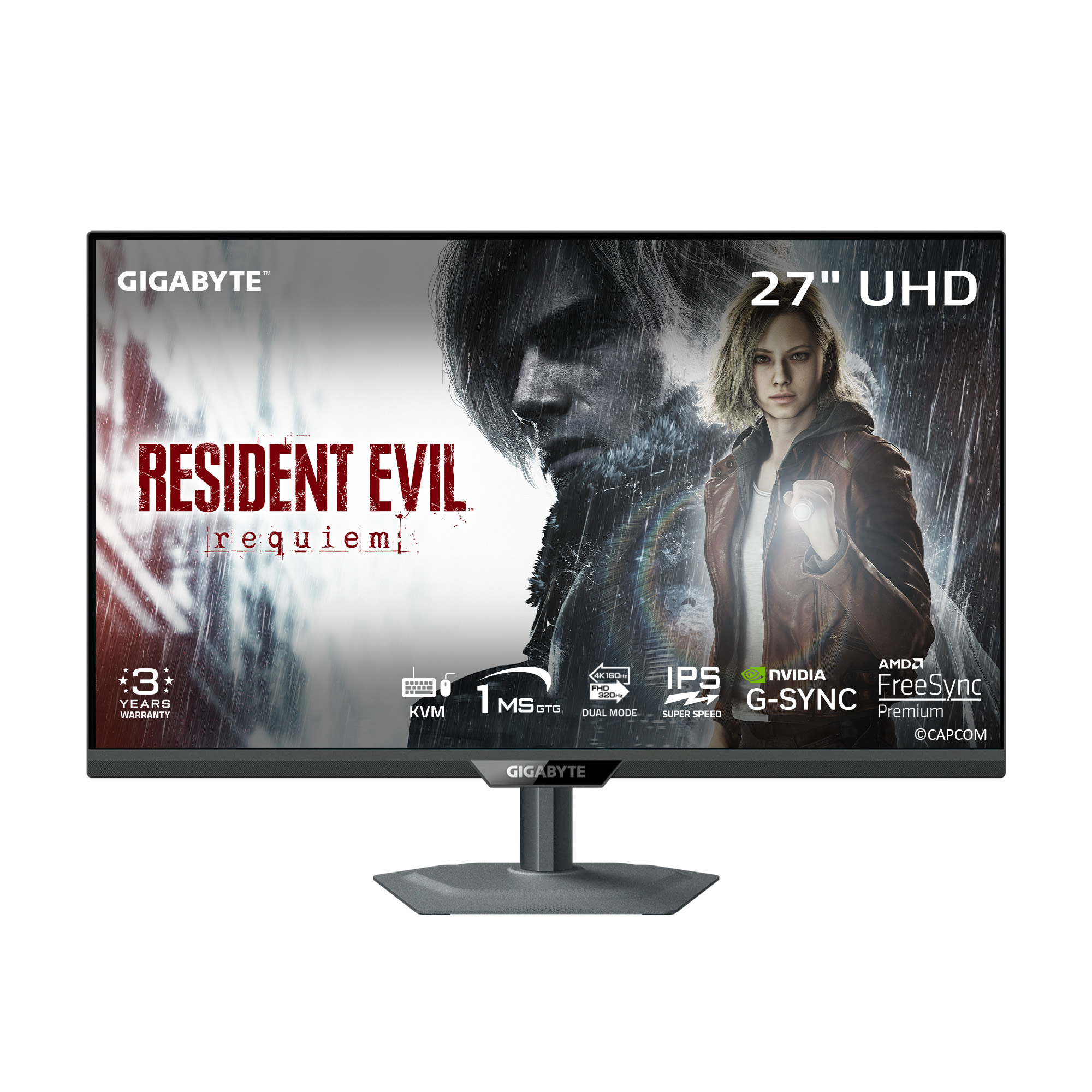 GIGABYTE M27UP 27" 3840 x 2160 IPS 160 Hz s Gaming Monitor