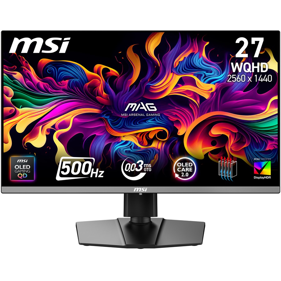 MSI MAG 272QP QD-OLED X50  2560 x 1440 QD-OLED 500Hz Gaming Monitor