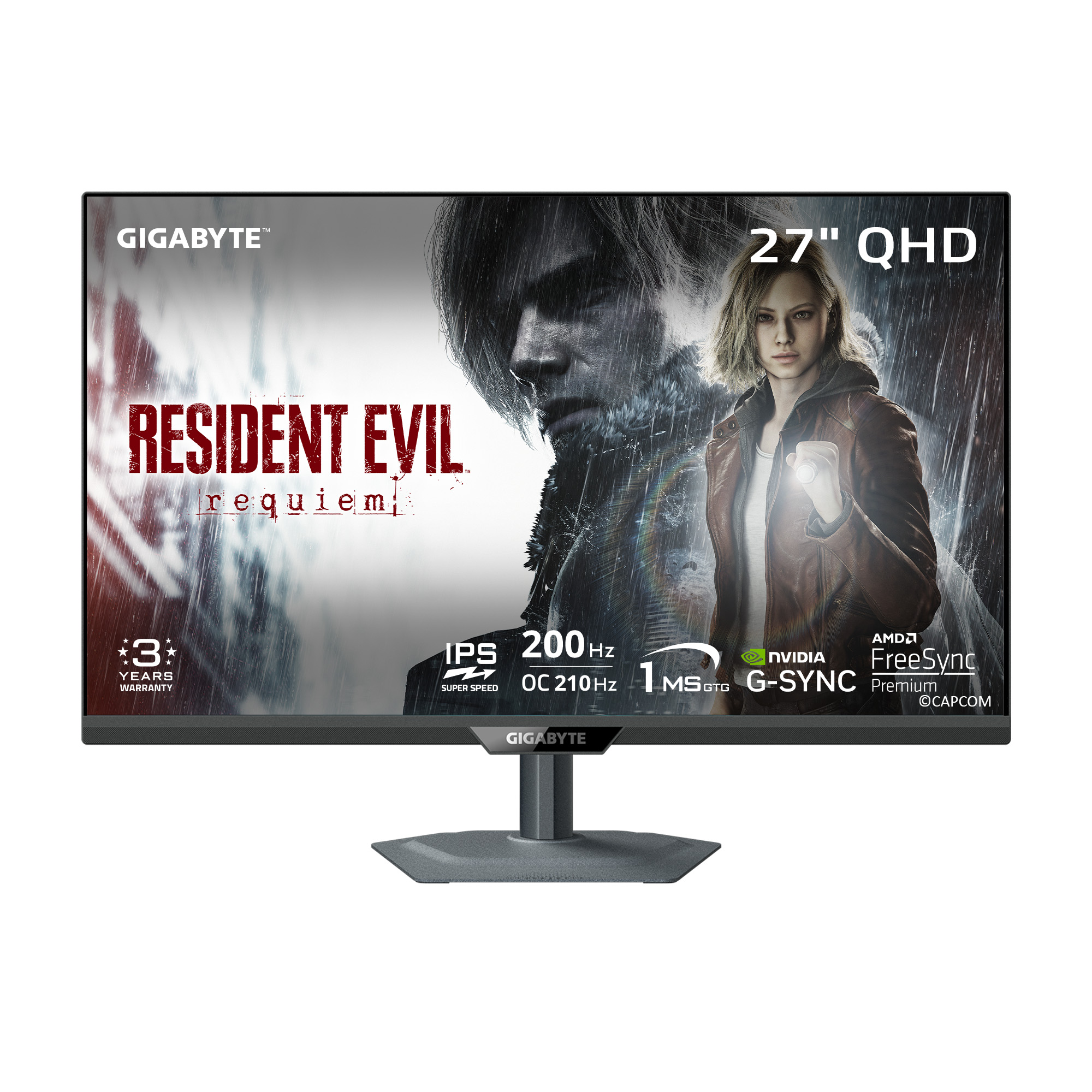 GIGABYTE 27 po 2560 x 1440 QHD SS IPS 200Hz de jeu Moniteur