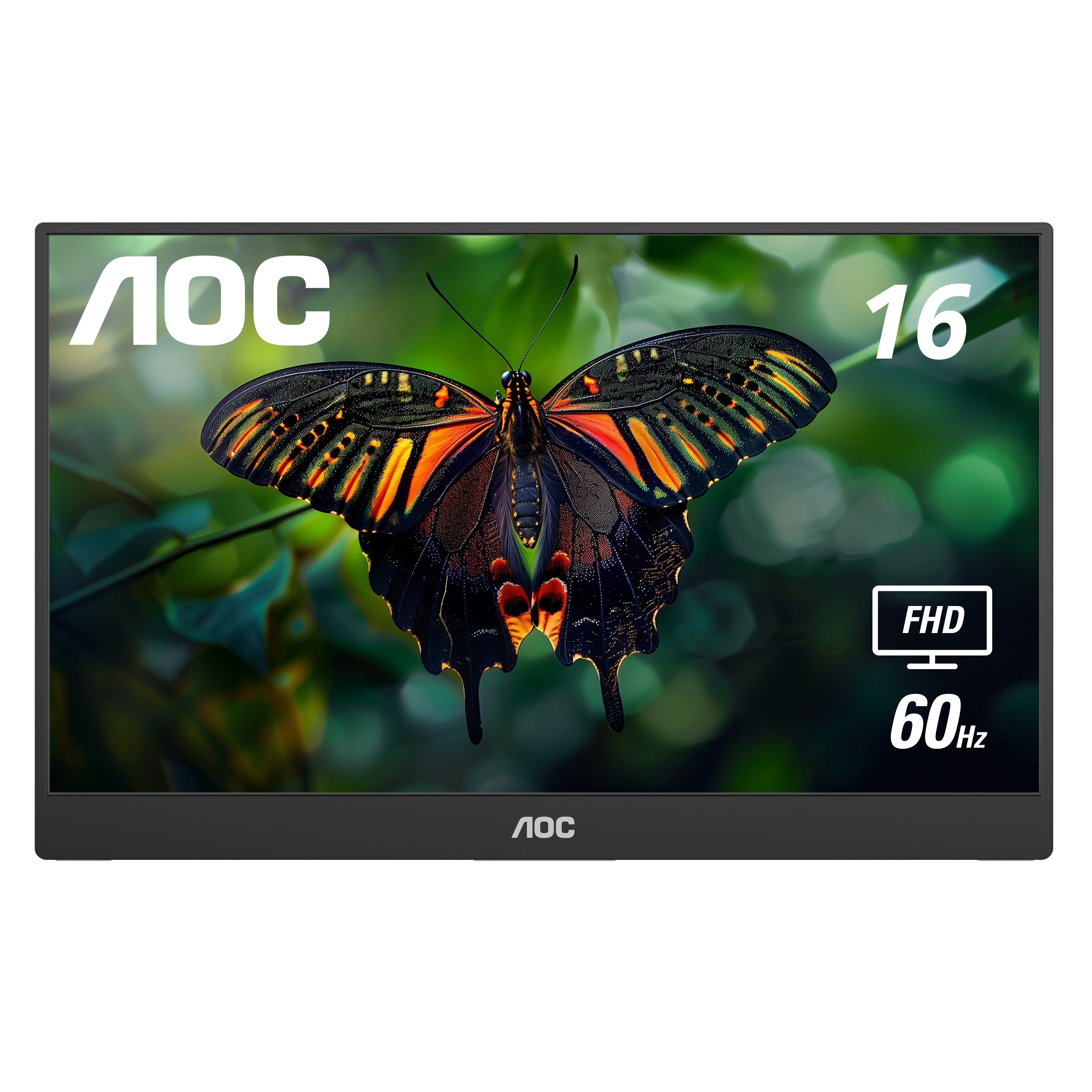 AOC 16" TFT 1920x1080 IPS 60Hz 5ms Portable Monitor