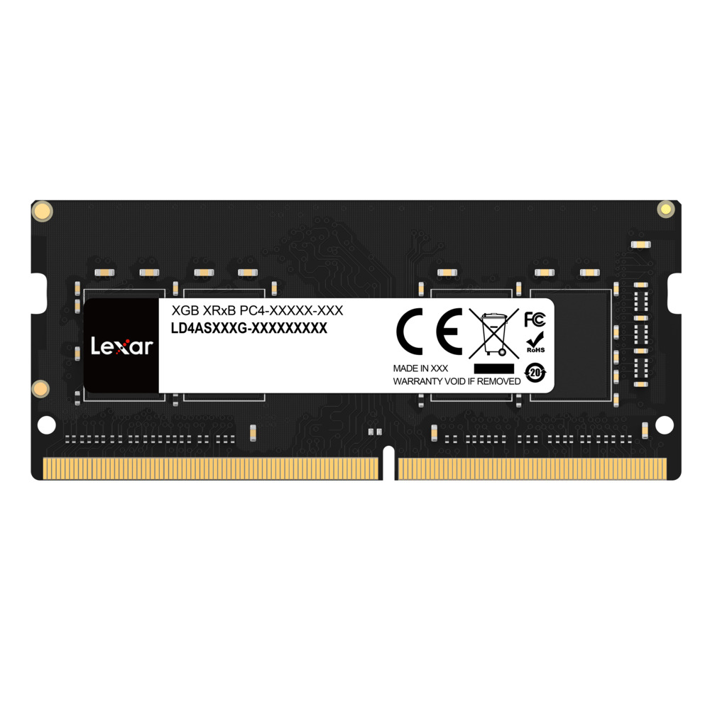 Lexar - 16 Go (1x16 Go) DDR4 3200 MHz CL22 1,20 V SODIMM