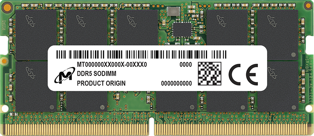 Micron 32GB DDR5-5600 ECC SODIMM 2Rx8 CL46