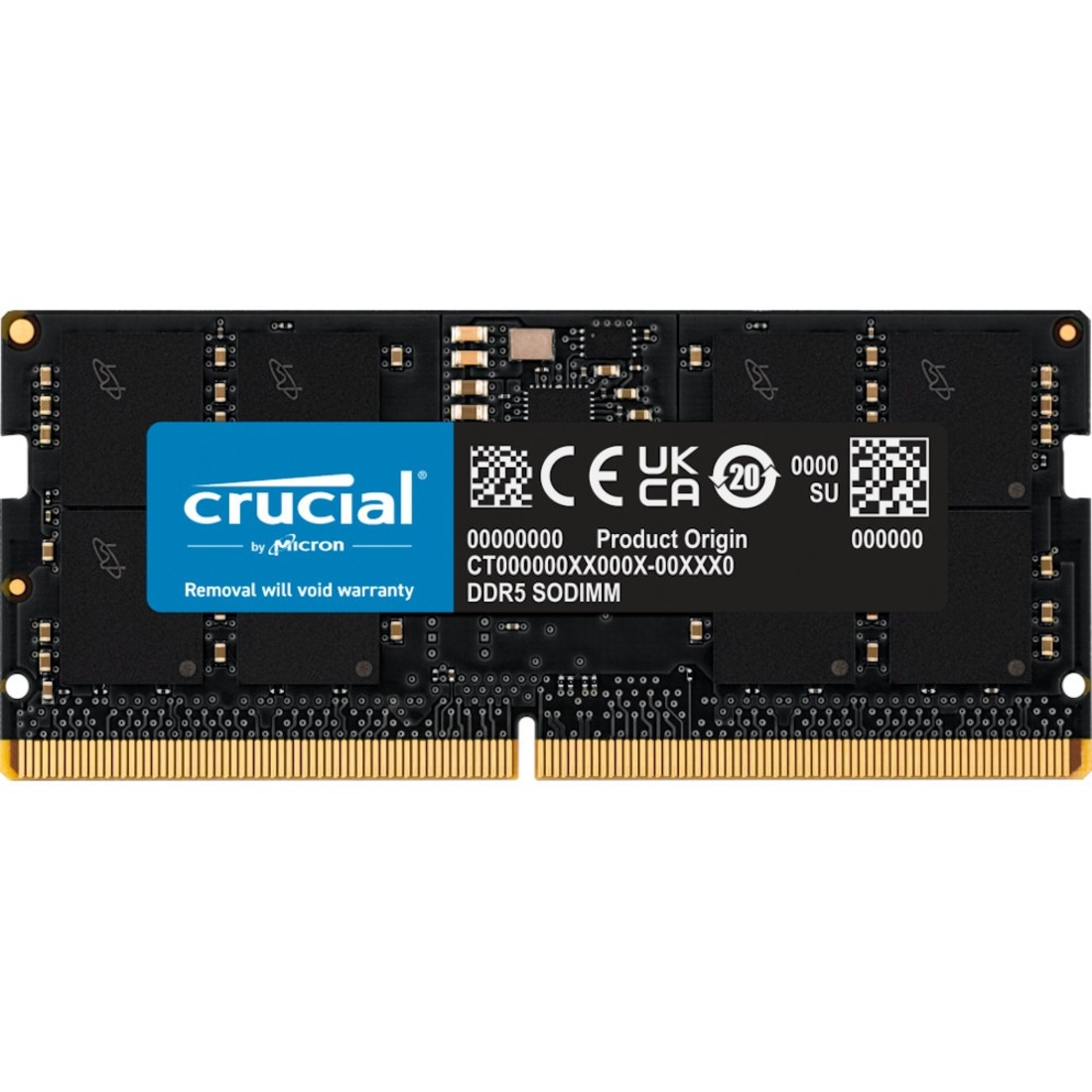 Crucial - 16GB (1x16GB) DDR5 5600MHz CL46 1.1V SODIMM