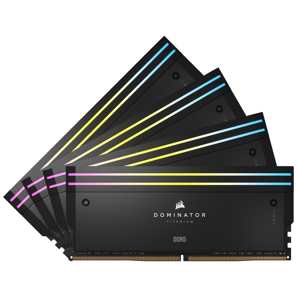 CORSAIR DOMINATOR TITANIUM RGB 64GB (4x16GB) DDR5 6400MHz CL32 UDIMM