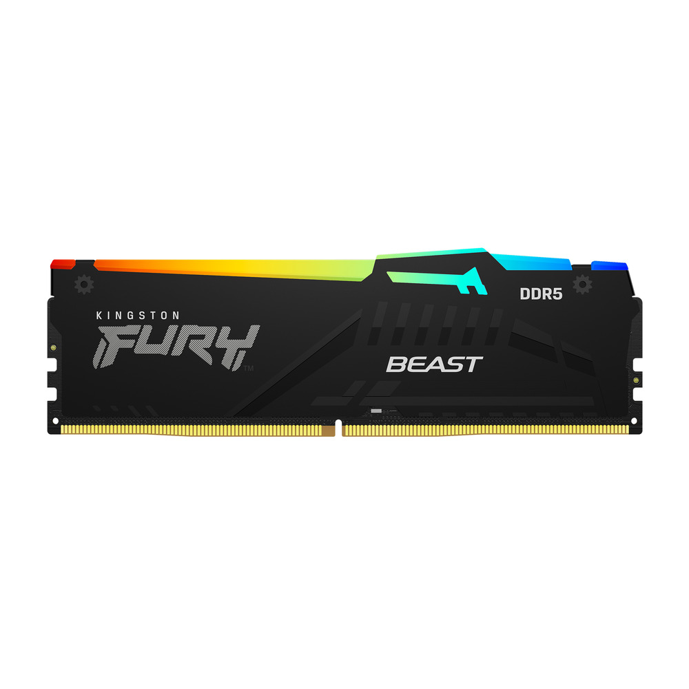 Kingston FURY Beast RGB 32GB (2x16GB) DDR5 6000MHz CL30 UDIMM
