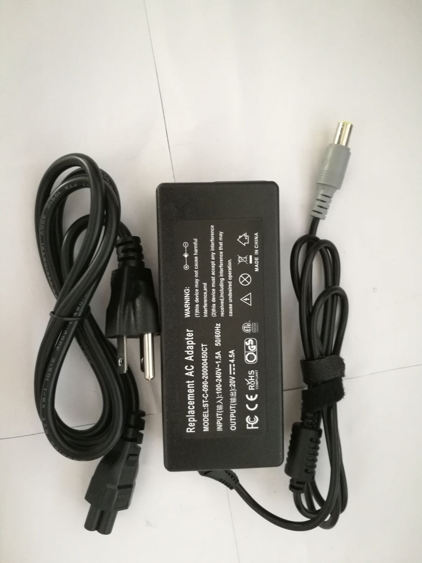 iCAN Adaptateur d'alimentation pour Lenovo de 90 W