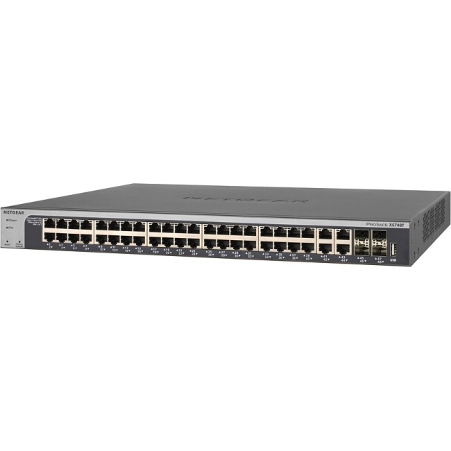NETGEAR (XS748T-100NES) ProSafe XS748T Layer 3 Switch 44-Port 10 Gigabit and 4xSFP+