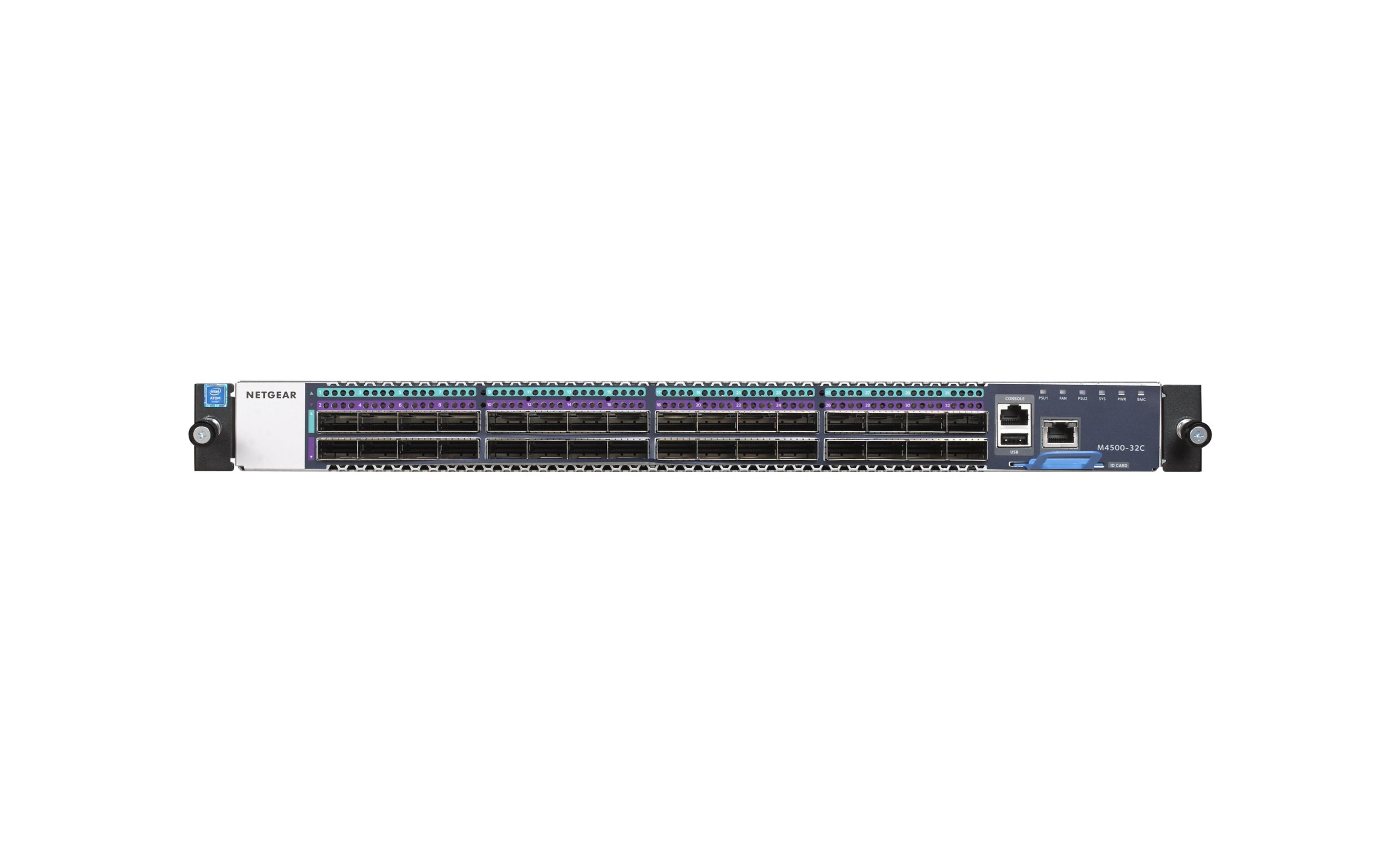 NETGEAR (CSM4532-100NAS) 32 ports - Gérable - 3 couches prises en charge - Modulaire - Paire torsadée - 1U de hauteur - Mont...