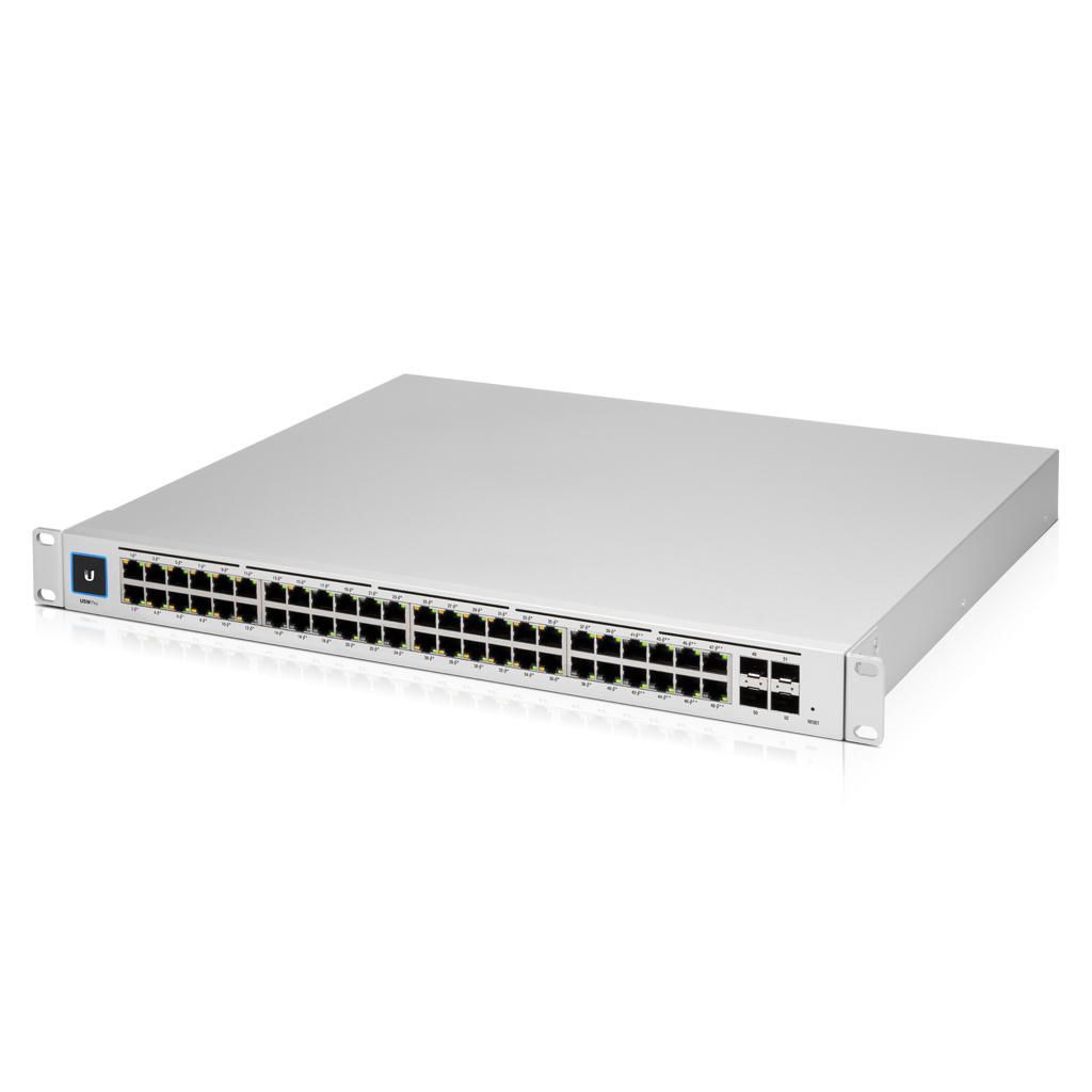 Commutateur de couche 3 Ubiquiti USW-PRO-48-POE - 48 ports - Gérable - Prise en charge de 3 couches - Modulaire - Fibre opti...