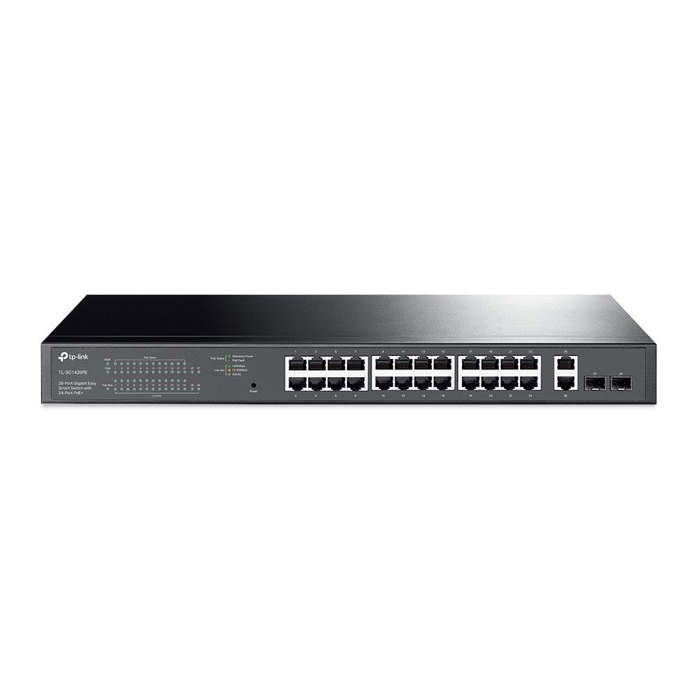TP-Link (TL-SG1428PE) Commutateur intelligent simple Gigabit 28 ports
